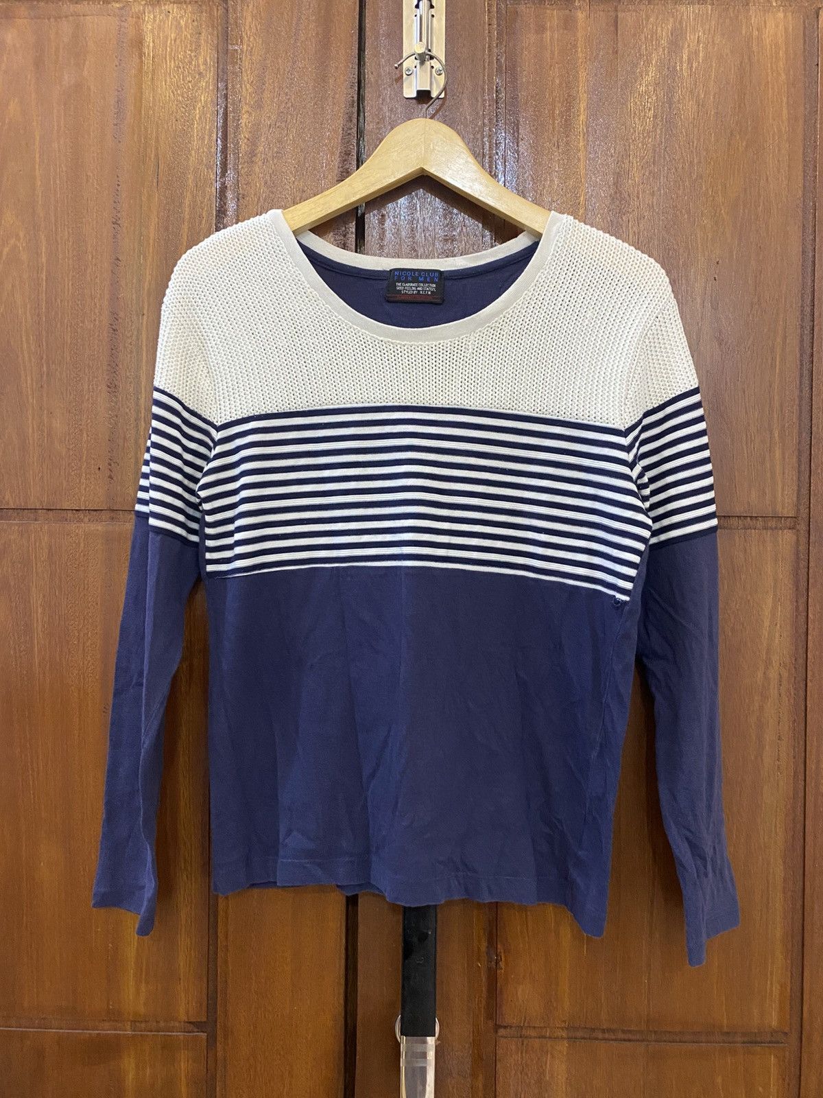Nicole Club Japanese Ncfm Striped Hybrid Kmrii Fuga Yasuyukiishii Size US M / EU 48-50 / 2 - 1 Thumbnail