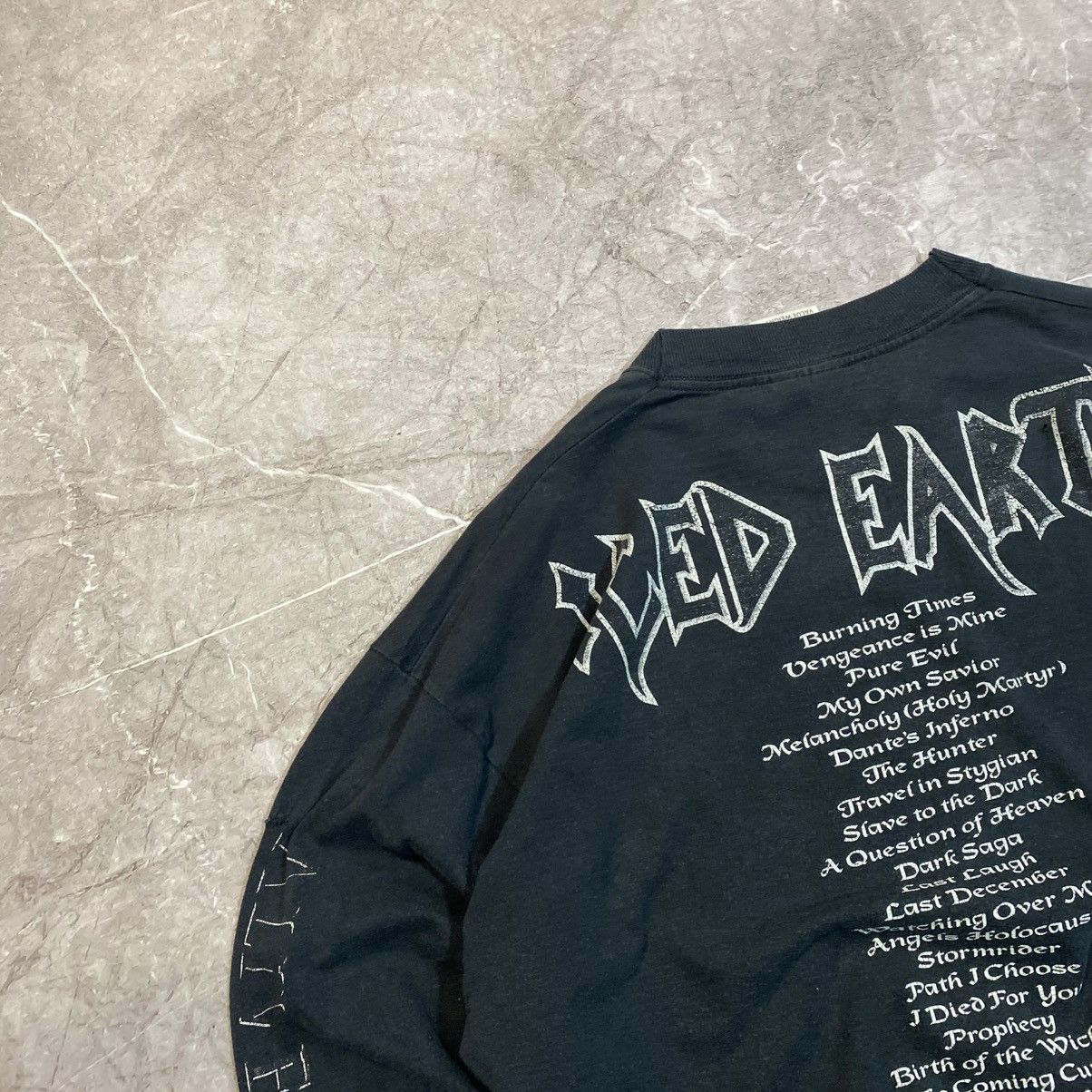 Band Tees × Vintage VINTAGE ICED EARTH LONG SLEEVE BIG LOGO 90s Size US L / EU 52-54 / 3 - 8 Thumbnail