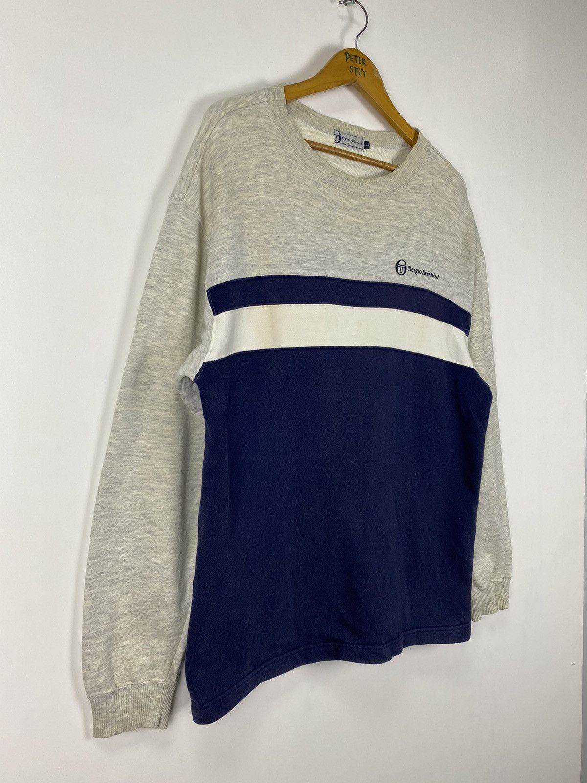 Sergio Tacchini × Vintage Vintage Sergio Tacchini sweatshirt Size US L / EU 52-54 / 3 - 5 Thumbnail