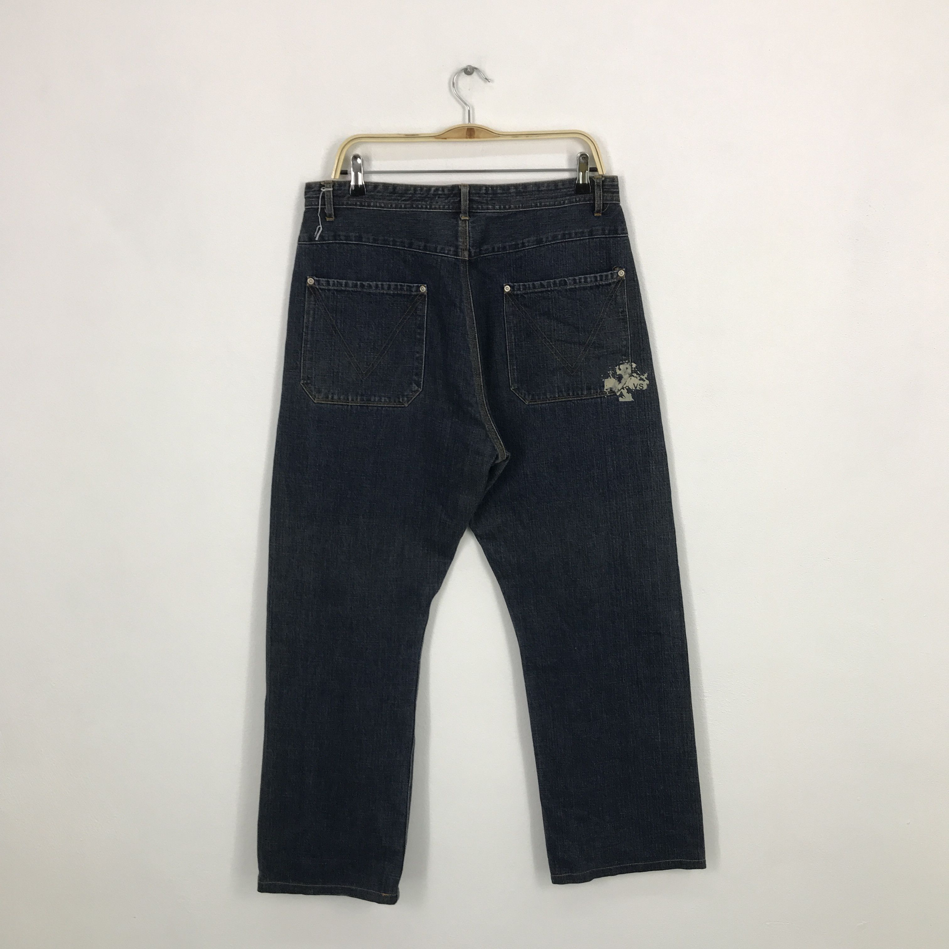 Japanese Brand Version101 japanese brand baggy jean pants Size US 34 / EU 50 - 4 Thumbnail