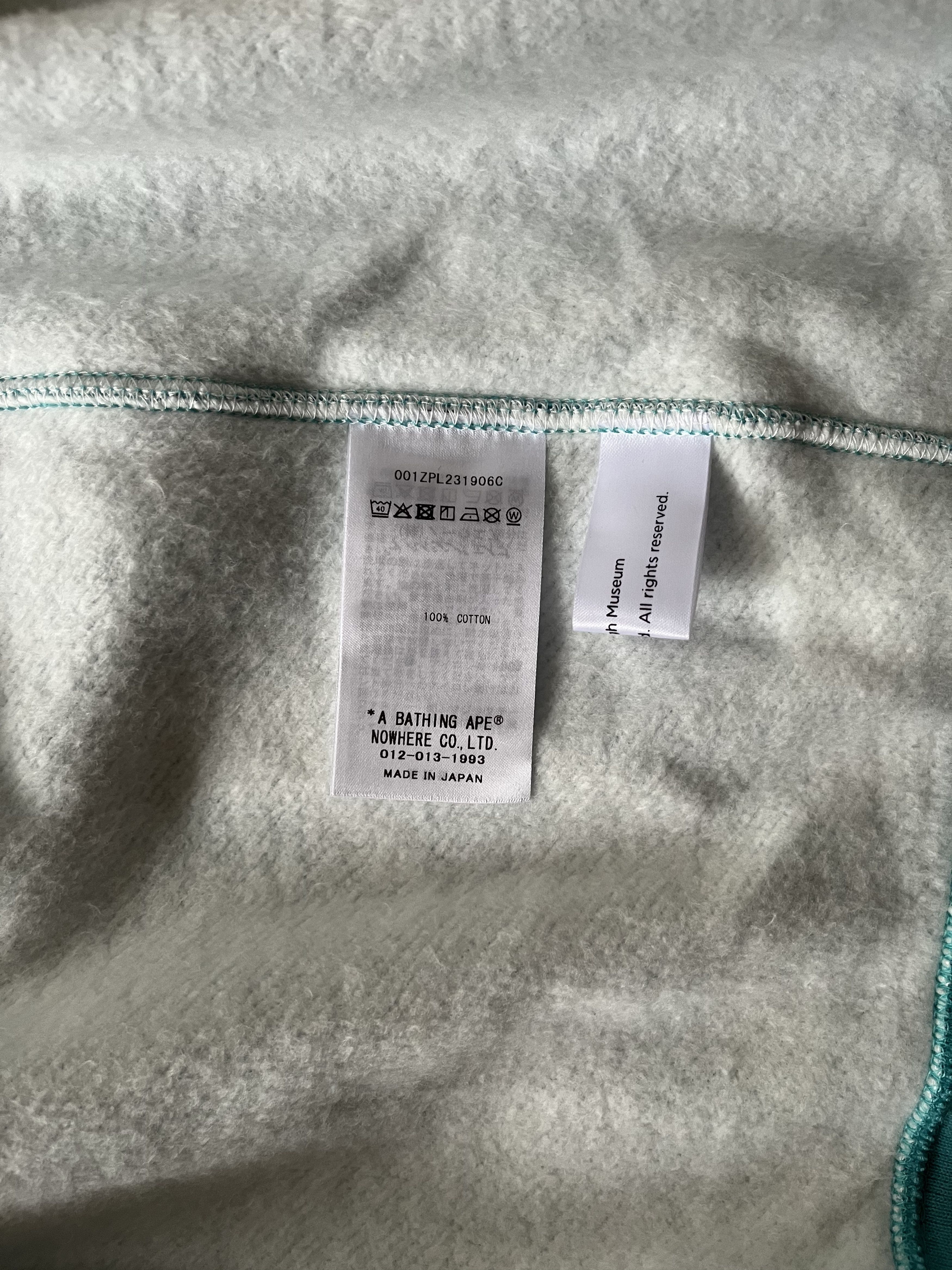Bape BAPE VAN GOGH MUSEUM SHARK FULL ZIP HOODIE SAX Size US L / EU 52-54 / 3 - 13 Thumbnail