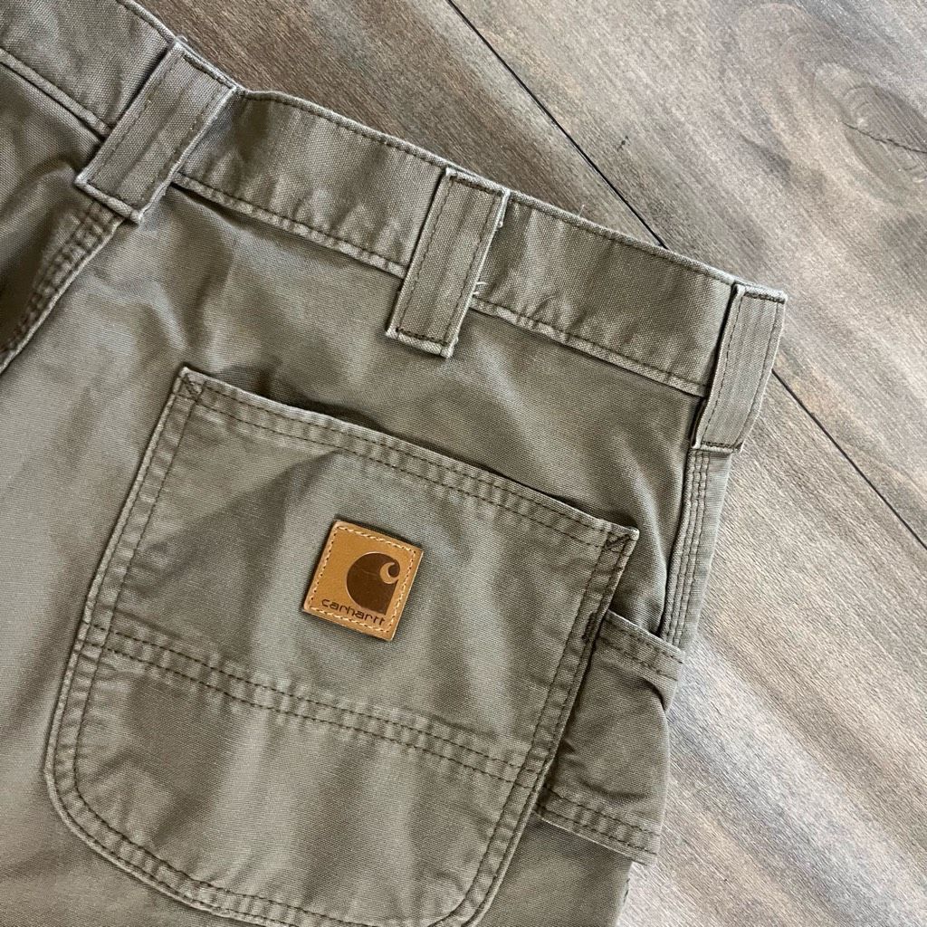 Carhartt Carhartt Dark Khaki Carpenter Cargo Pants Men 33x30 Size US 33 - 6 Thumbnail