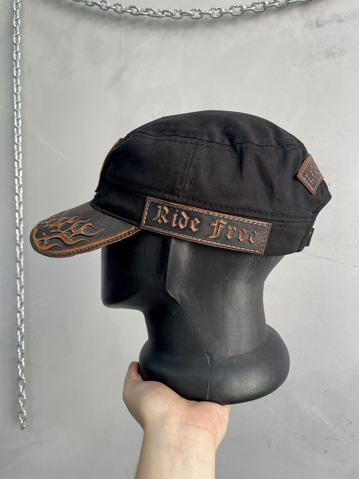 West Coast Choppers West Coast Choppers Flames cadet hat cap y2k Size ONE SIZE - 6 Thumbnail