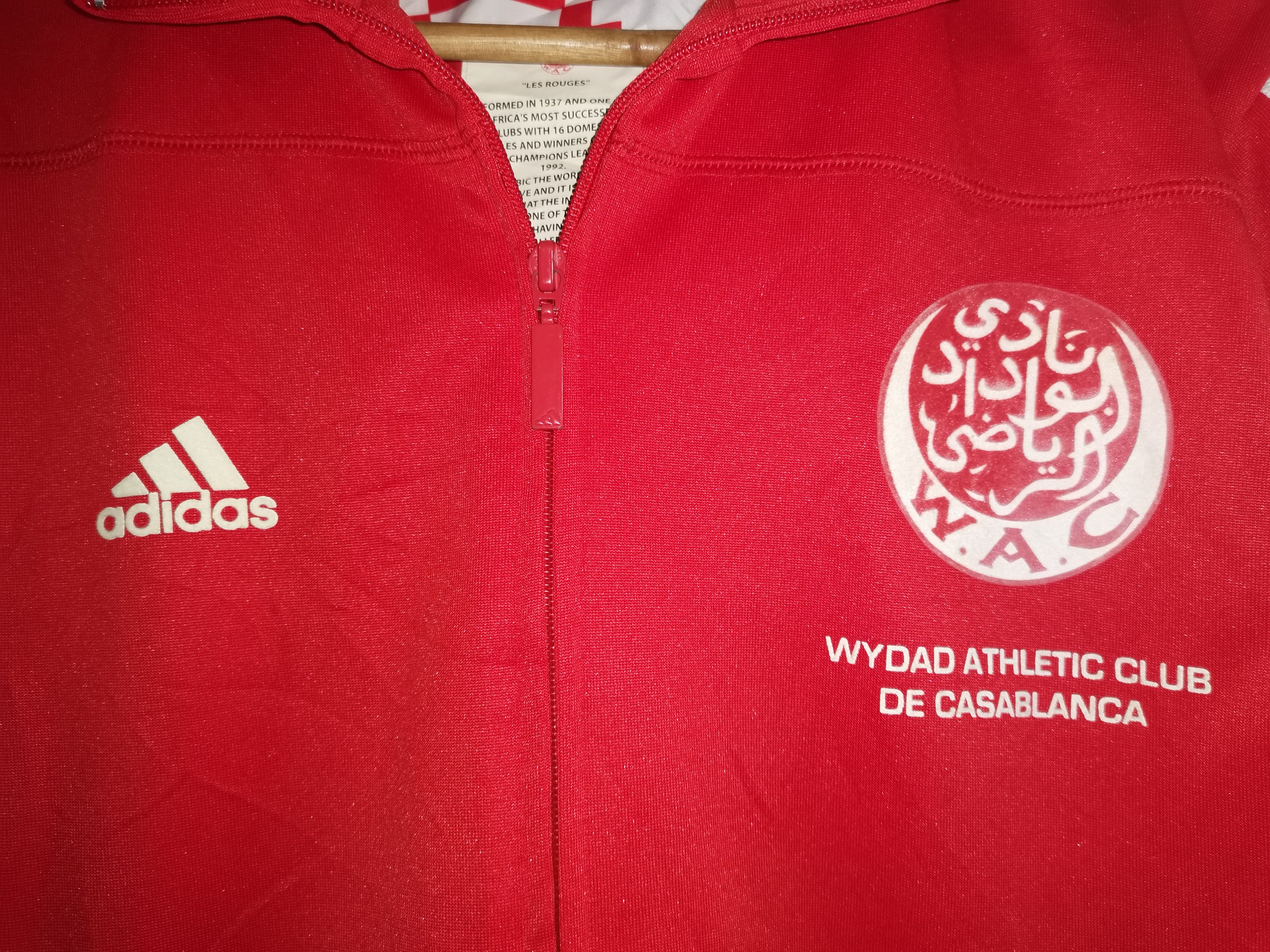 Adidas Adidas les rouges wydad track jacket vintage Size US L / EU 52-54 / 3 - 13 Thumbnail
