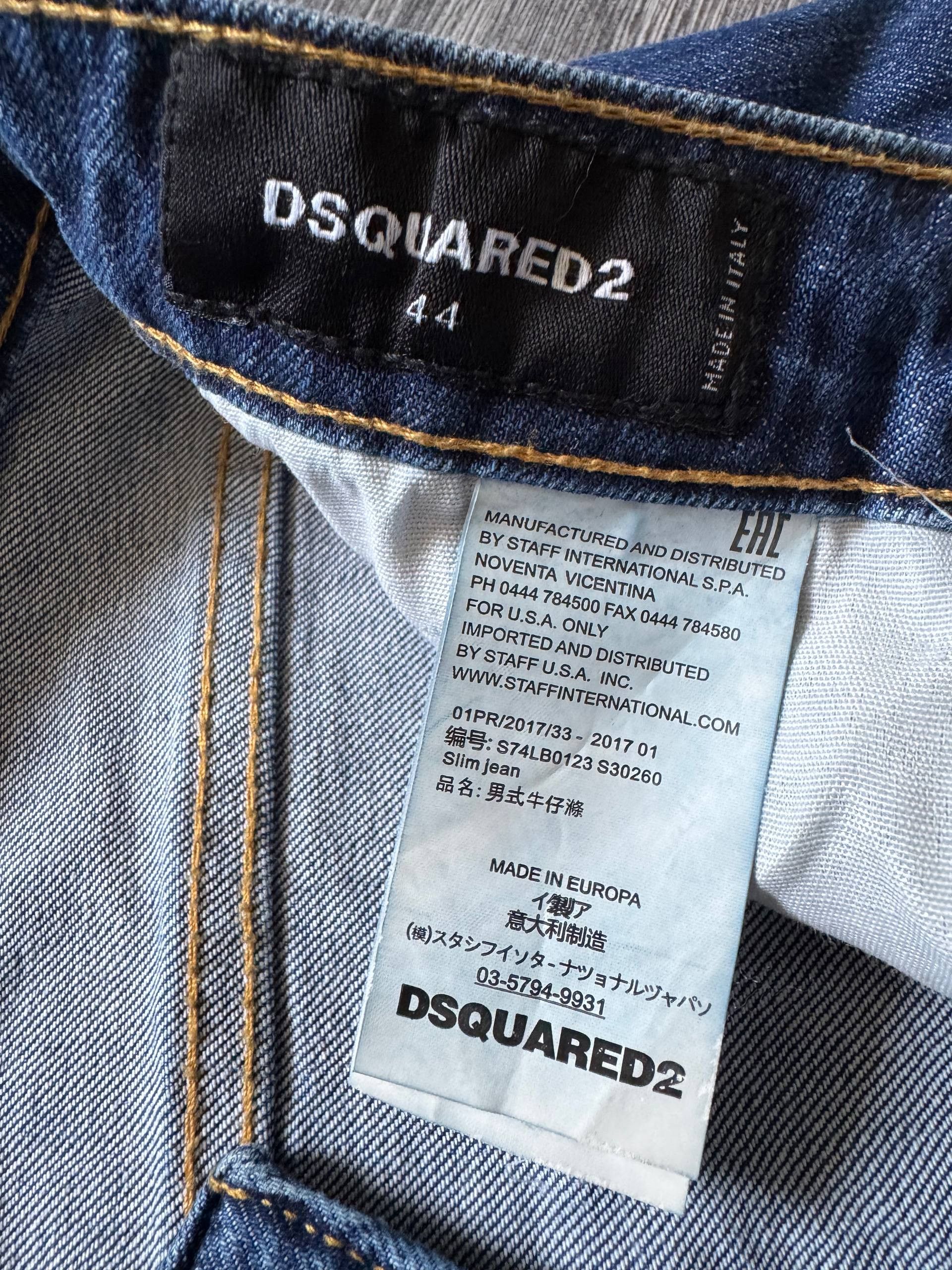 Dsquared2 Dsquared2 Distressed Denim Pants Jeans Streetwear Hype Size US 30 / EU 46 - 8 Thumbnail