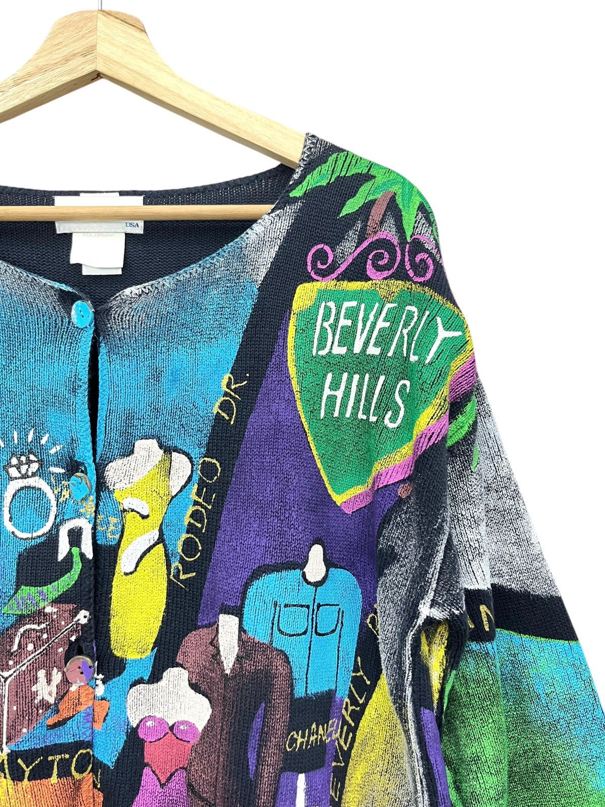 Other BEVERLY HILLS Luxury Designer Shopper's Paradise Painted Size M / US 6-8 / IT 42-44 - 7 Thumbnail