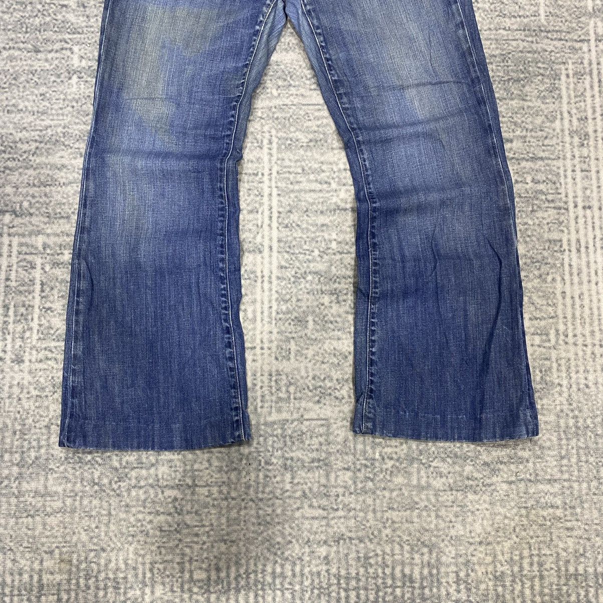Hysteric Glamour × Japanese Brand × Le Grande Bleu (L.G.B.) Flare☠️ Gap Washed Jeans Bootcut Punk Cowboy 90s Size US 36 / EU 52 - 3 Thumbnail