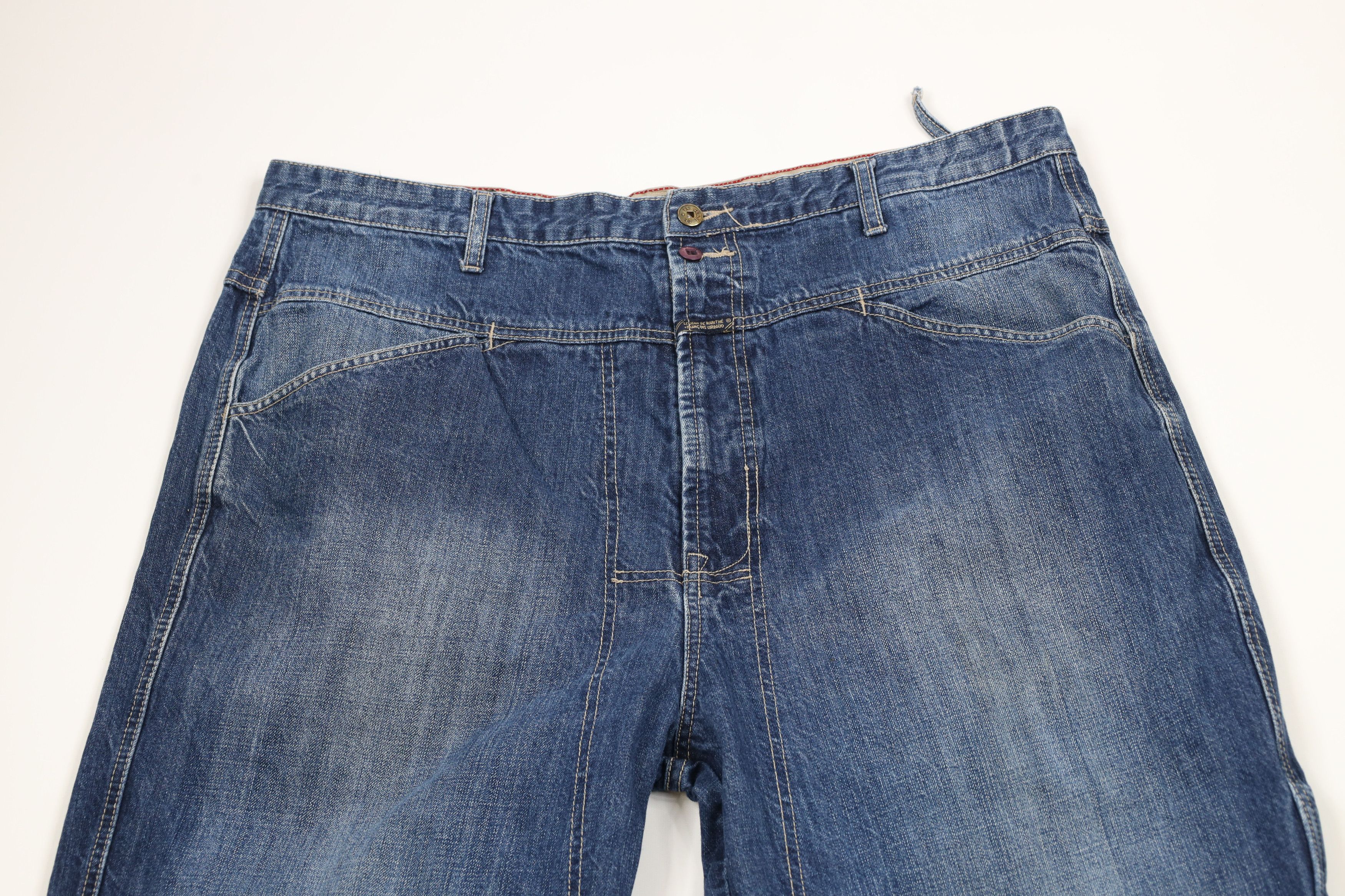 Marithe + Francois Girbaud × Vintage Vintage 90s Marithe Francois Girbaud Wide Leg Denim Jeans Size US 40 / EU 56 - 2 Thumbnail