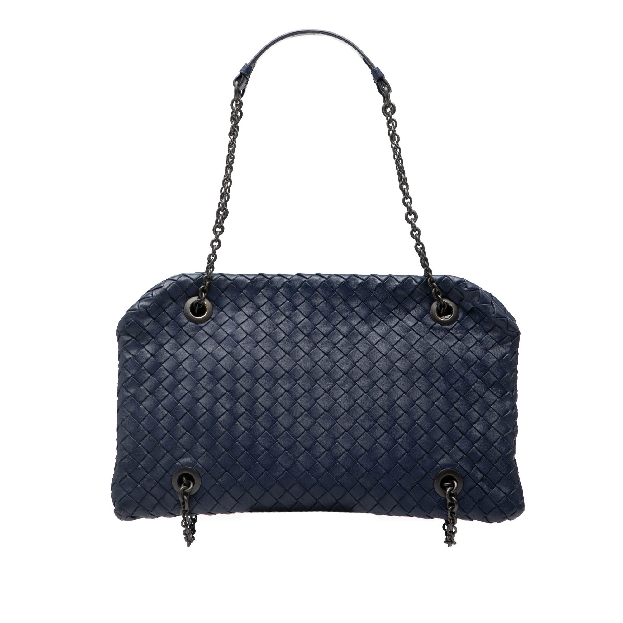 Nappa Intrecciato Duo Shoulder Bag