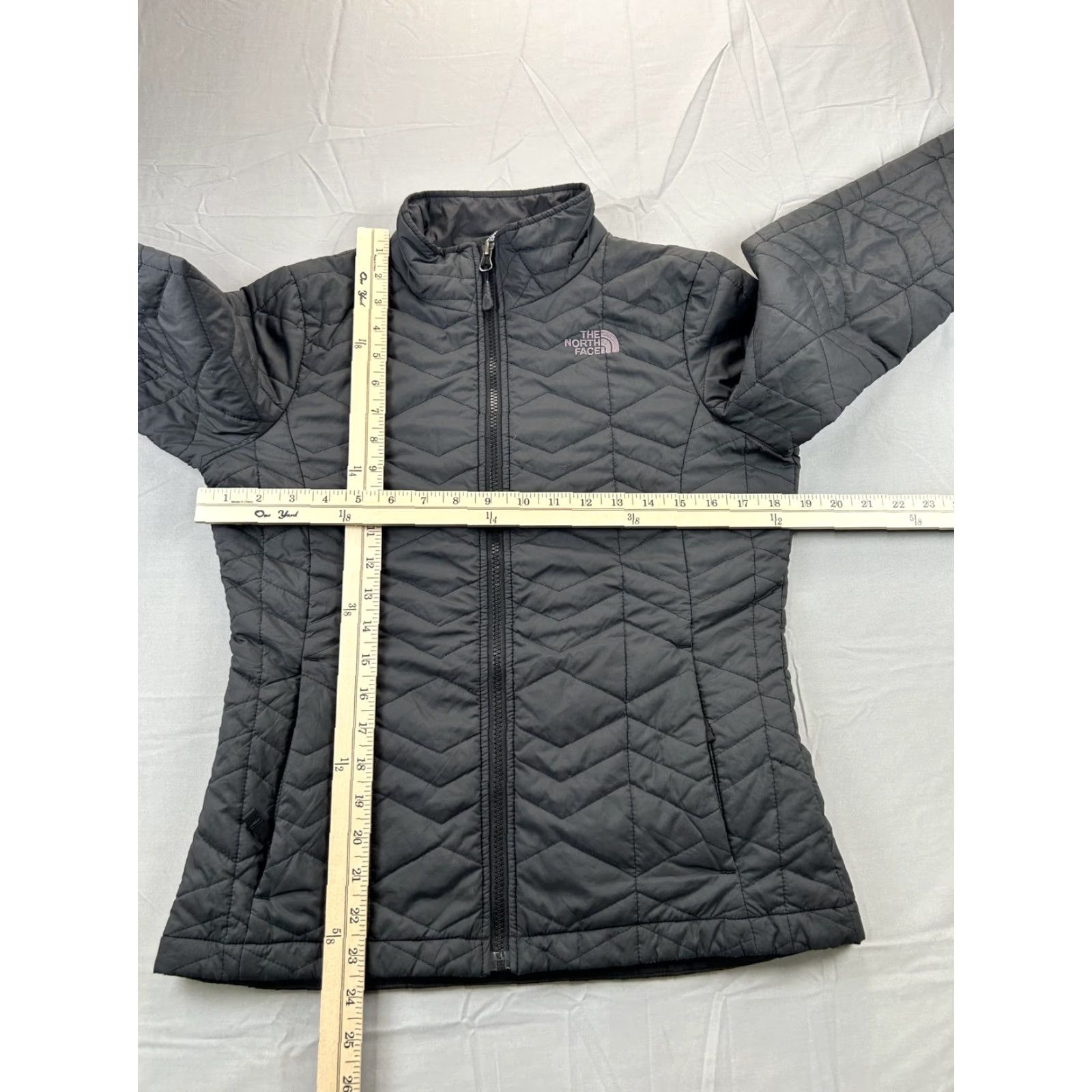 The North Face The North Face Jacket Womens Small Black Quilted Insulated Full Zip Nylon Size S / US 4 / IT 40 - 4 Thumbnail
