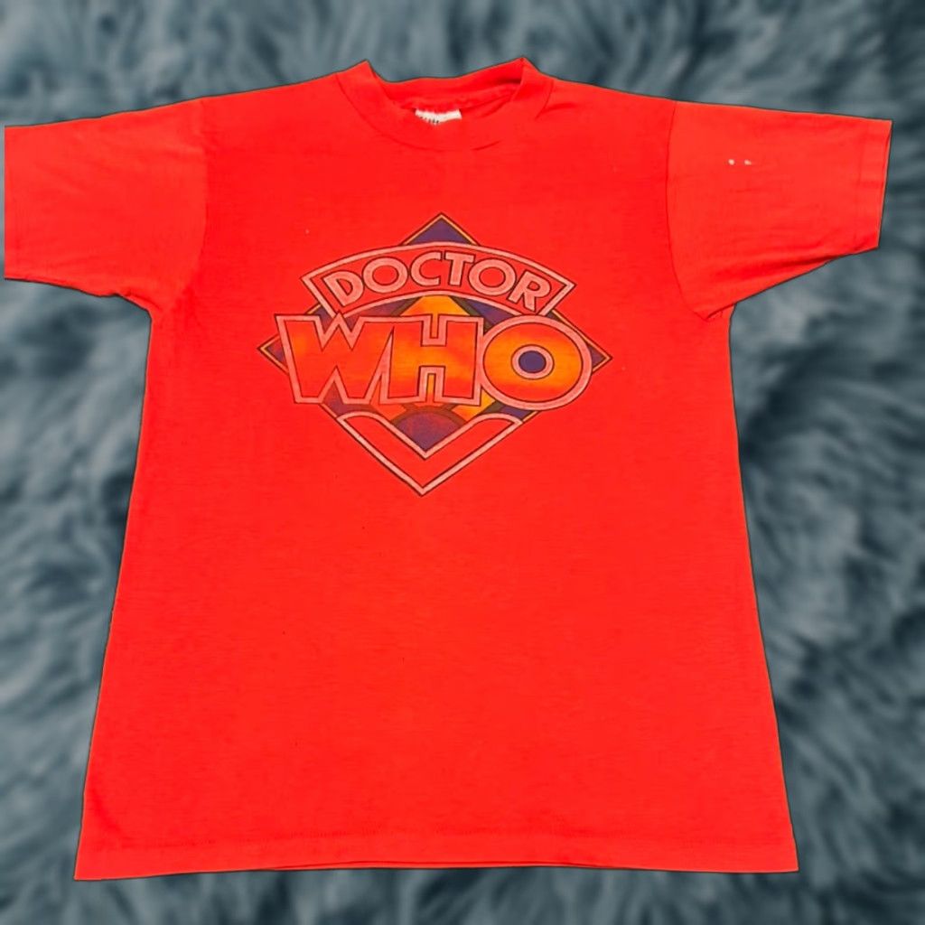 Vintage VINTAGE Doctor Who VTG Shirt Mens M USA Red 80s Sci-Fi Promo T-Shirt 1980s 90s Width 17in Pit to Pit 25in Size US M / EU 48-50 / 2 - 1 Thumbnail