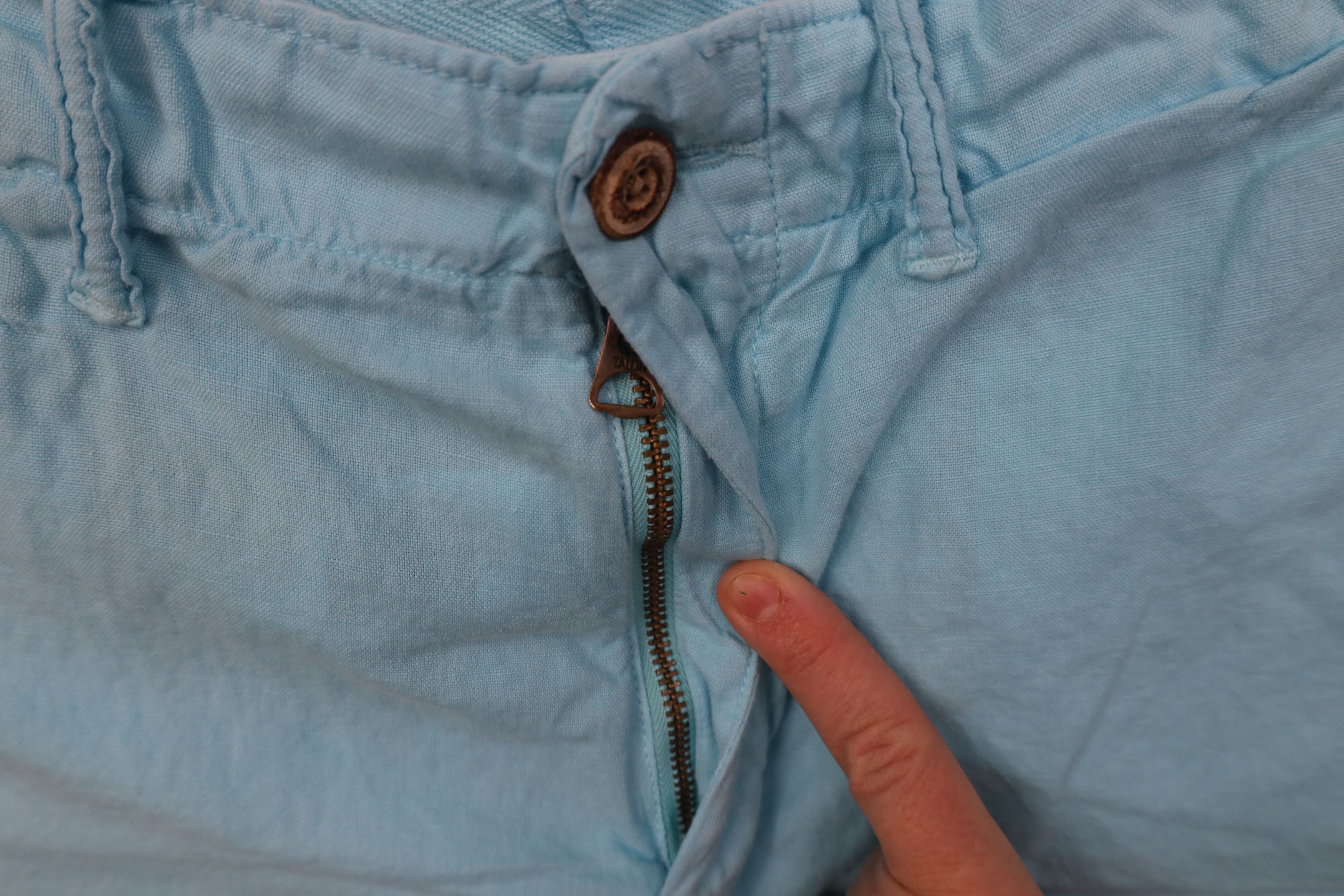 Ralph Lauren Vintage Y2K Ralph Lauren Blend Above Knee Chino Shorts Blue Size US 33 - 5 Thumbnail