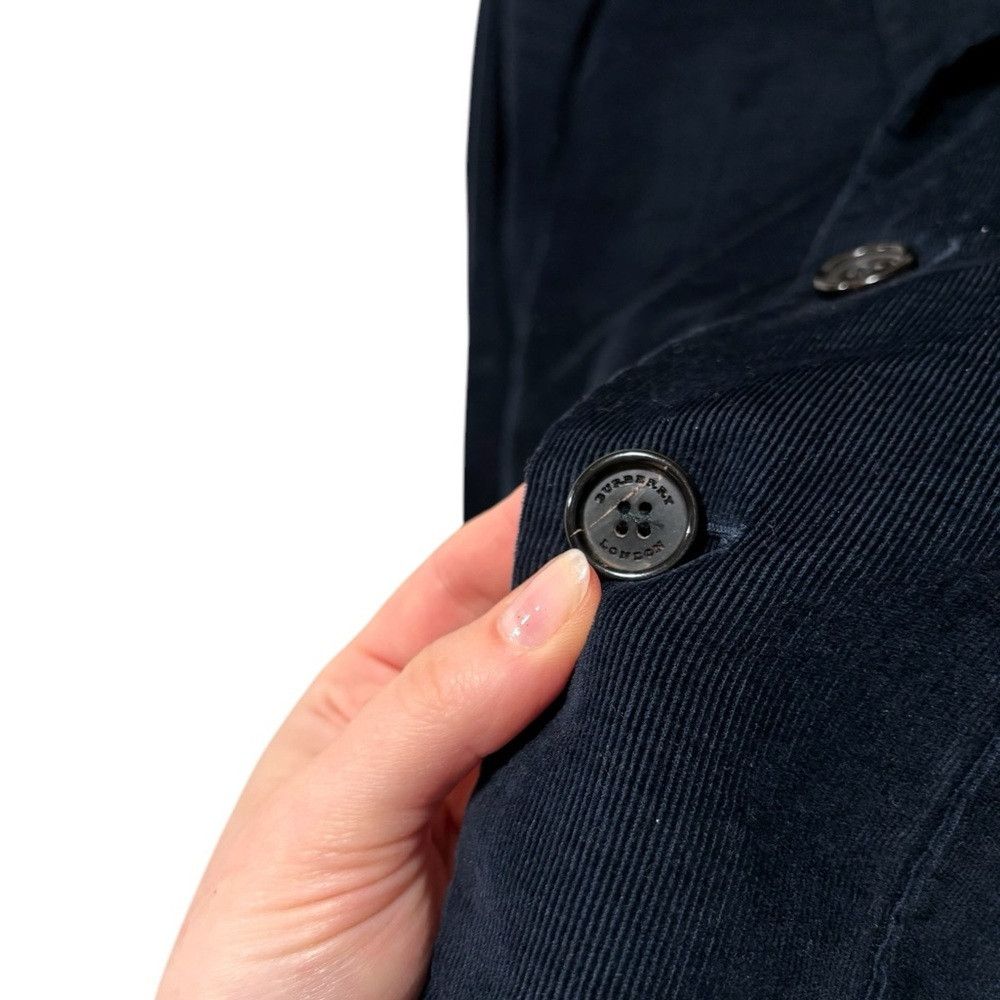 Burberry Burberry Men's Corduroy Navy Blue Blazer Jacket Size 44R Size 44R - 6 Thumbnail