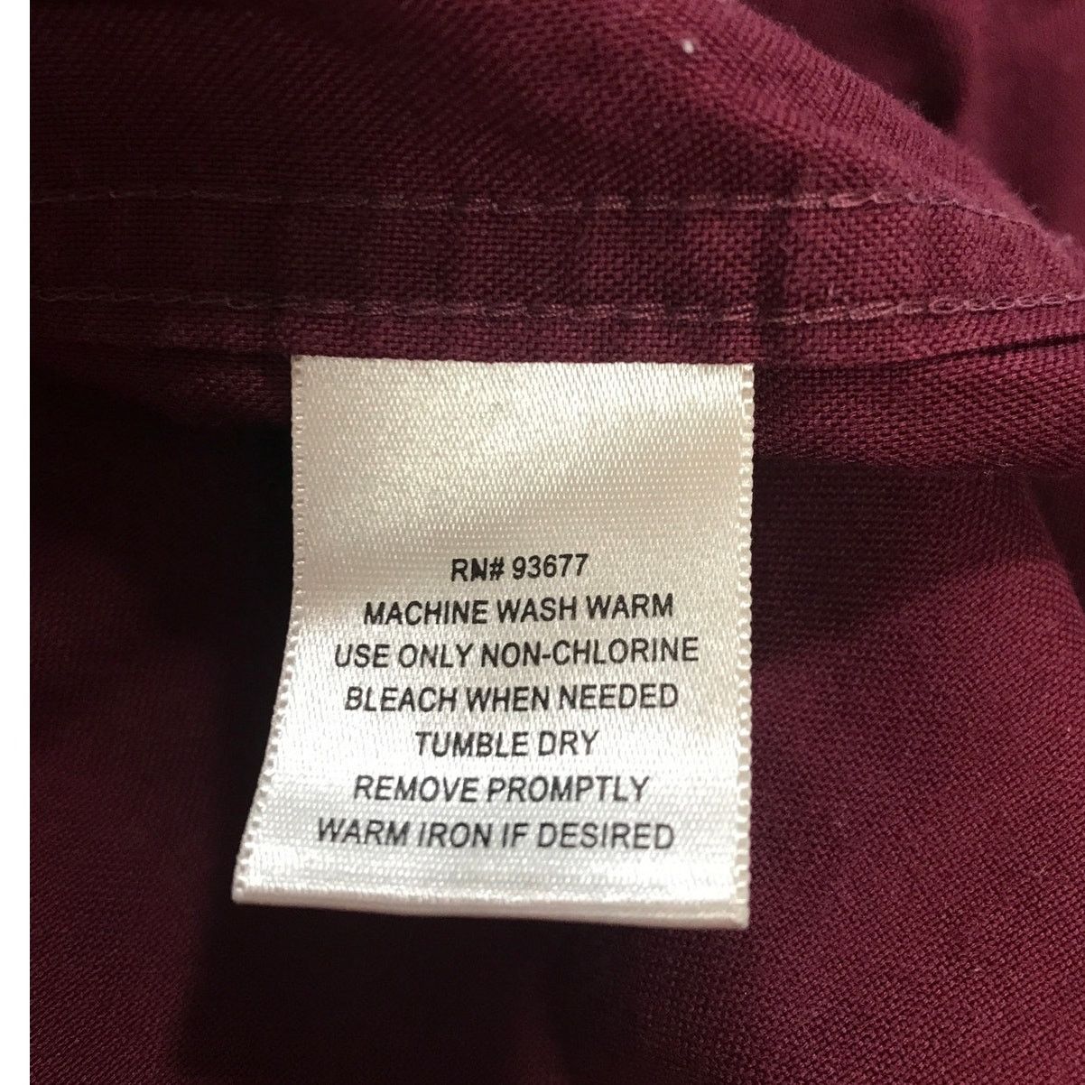 St. Johns Bay St. John's Bay Retro 90s Vintage Burgundy Shirt Men 2XL Size US XXL / EU 58 / 5 - 4 Thumbnail