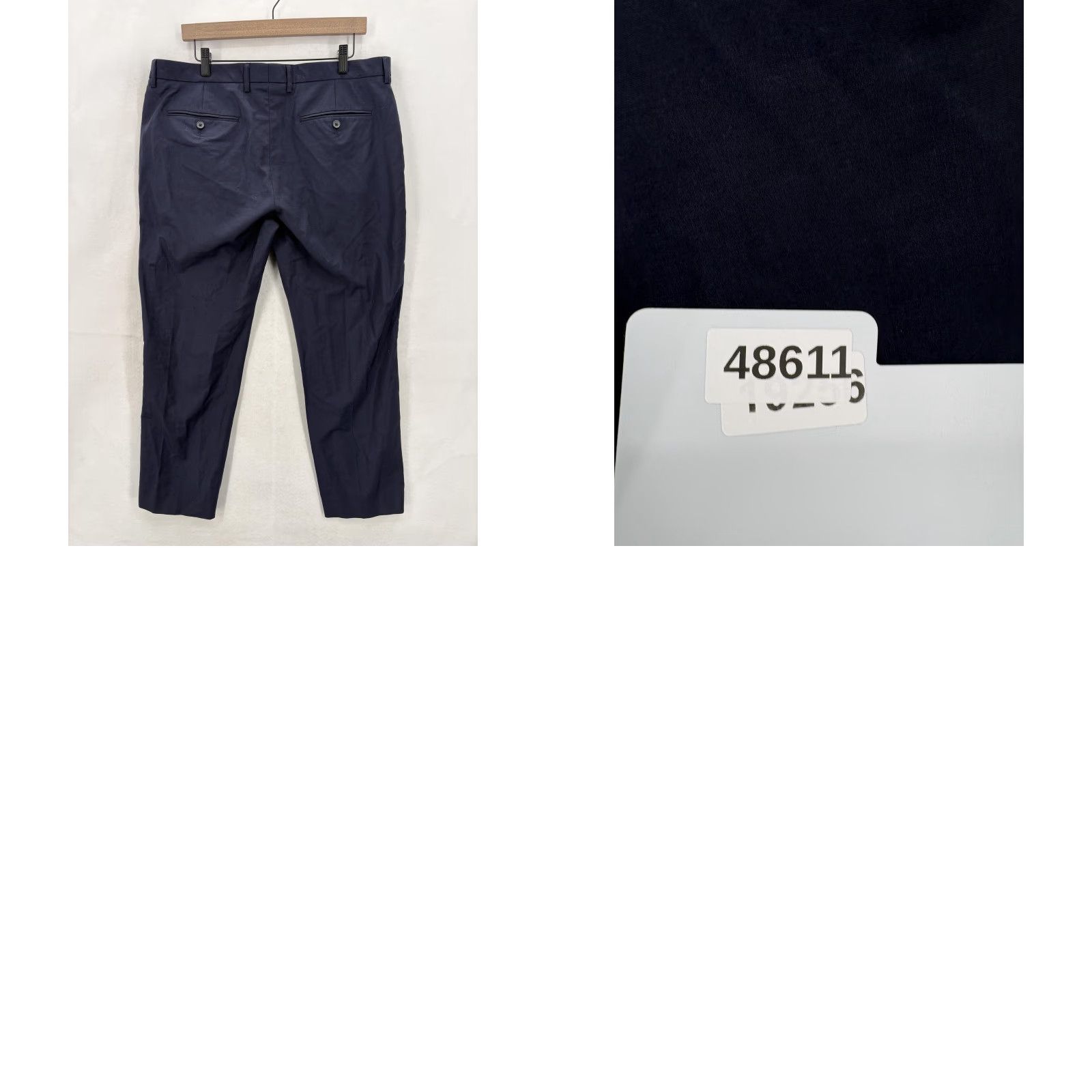J.Crew J.CREW Thompson Pants Mens 36x28 Wool Blend Tapered Dress Slim Flat Front Blue Four Season Business Formal Size US 36 / EU 52 - 10 Thumbnail