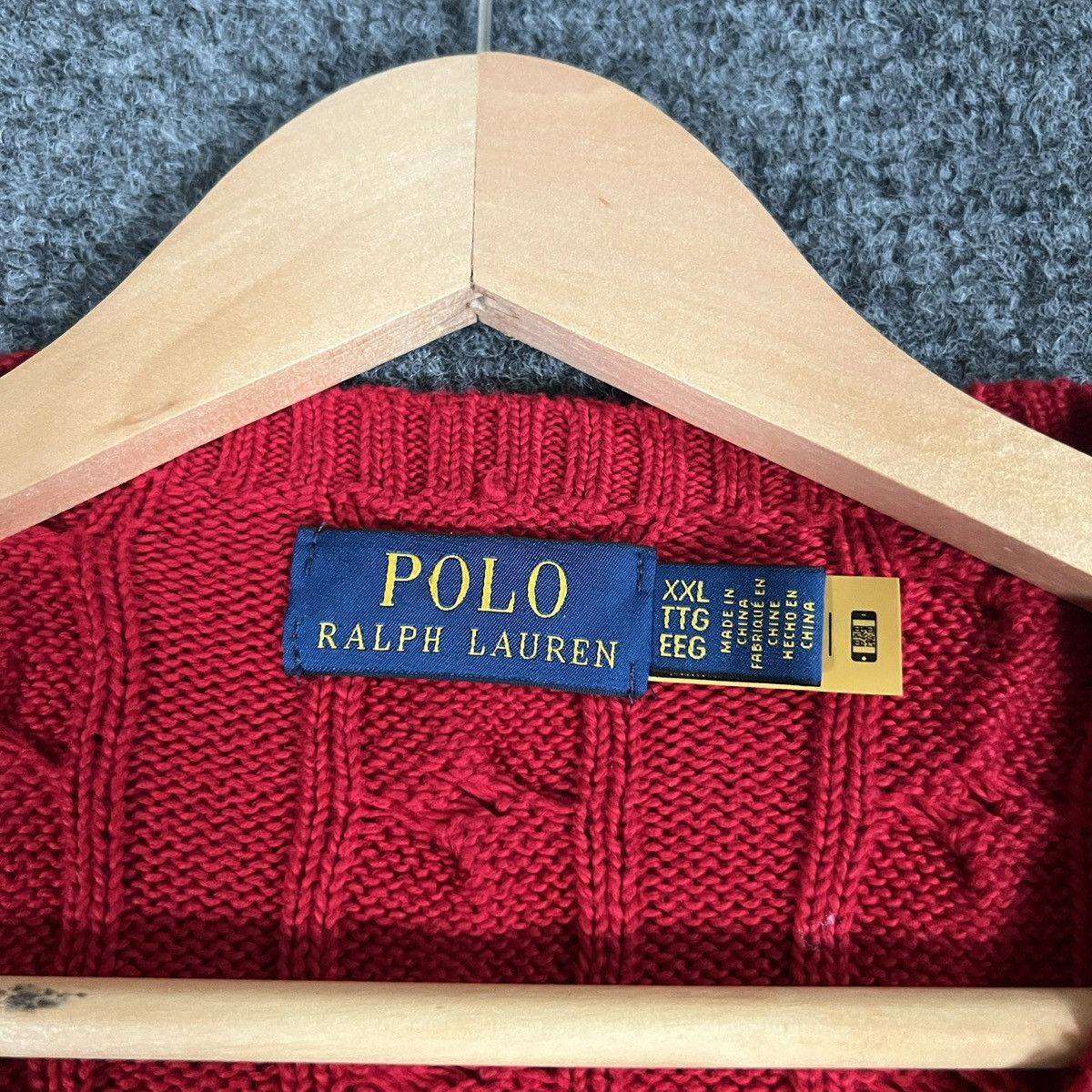Polo Ralph Lauren Polo Ralph Lauren Cable Knit Sweater Size US XXL / EU 58 / 5 - 3 Thumbnail