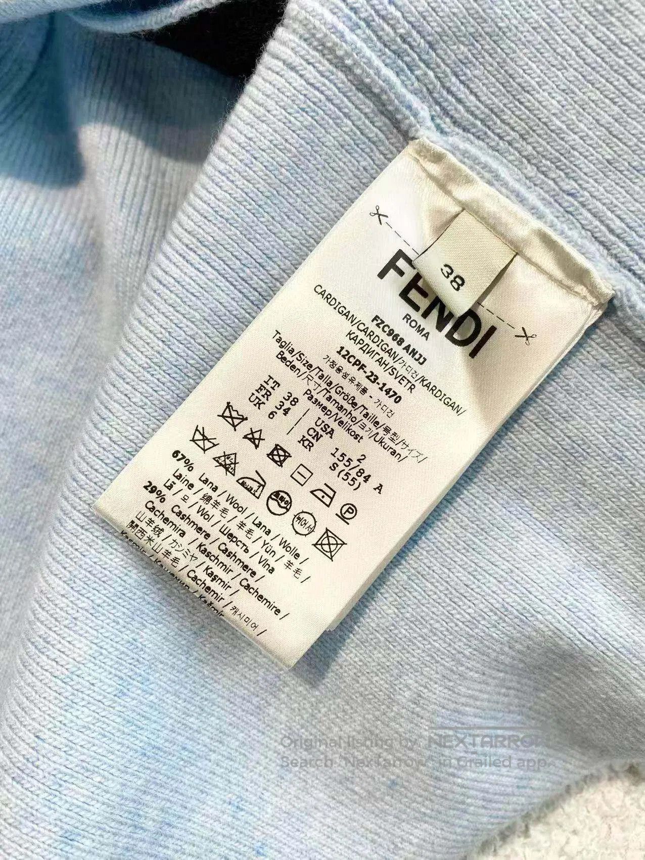 Fendi Fendi Irregular design knitwear| Size XS / US 0-2 / IT 36-38 - 5 Thumbnail