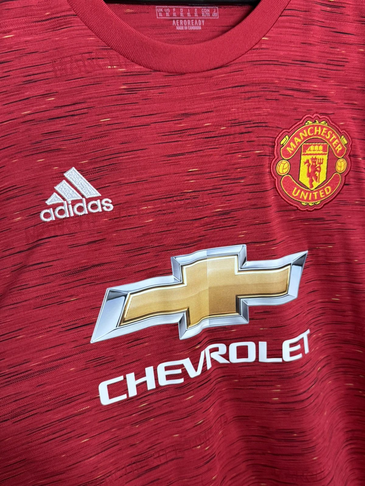 Adidas Manchester United 20/21 Home Football Jersey T-Shirt Size US XL / EU 56 / 4 - 3 Thumbnail