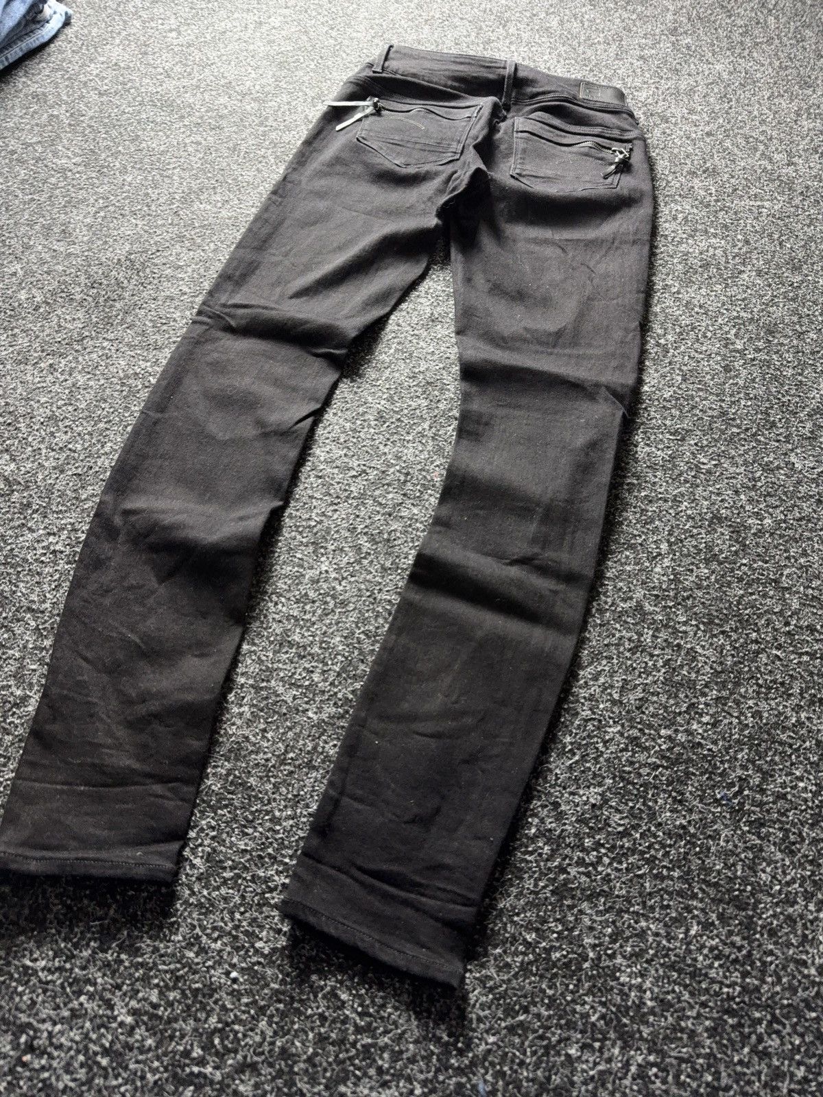 G-Star Y2K 00s vntg G-Star RAW Midge Cody Mid Skinny Black Jeans Size 28" / US 6 / IT 42 - 13 Thumbnail