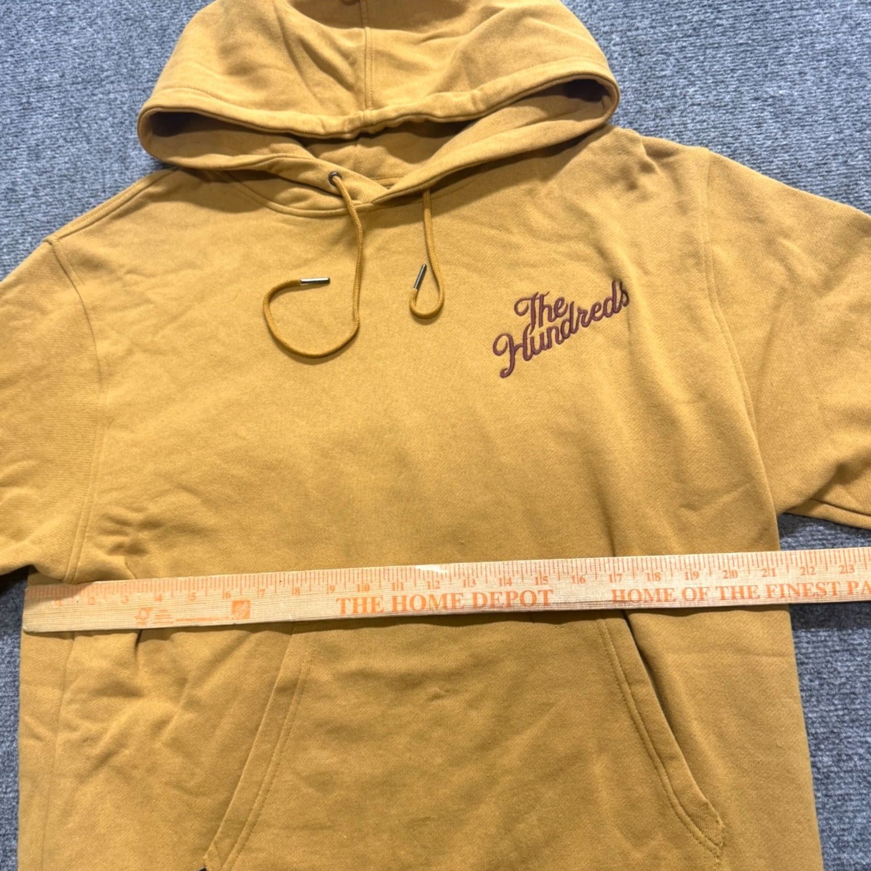 The Hundreds Mustard Yellow Pullover Hoodie L Mens The Hundred Bobby Kim 90s Y2K Distressed Vintage Unbranded Sweatshirt Size US L / EU 52-54 / 3 - 7 Thumbnail