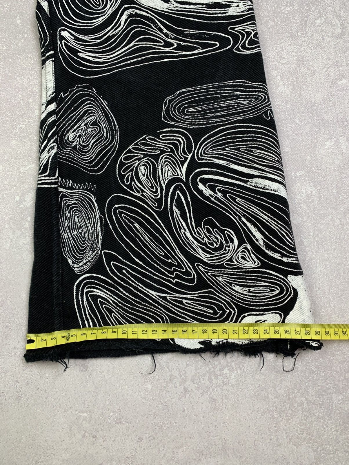 Drain Gang Archive Claire Barrow Flared Jeans Size 27" / US 4 / IT 40 - 19 Thumbnail