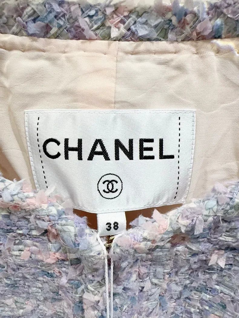 Chanel Chanel 20 early spring lavender purple tweed coat Size XS / US 0-2 / IT 36-38 - 5 Thumbnail