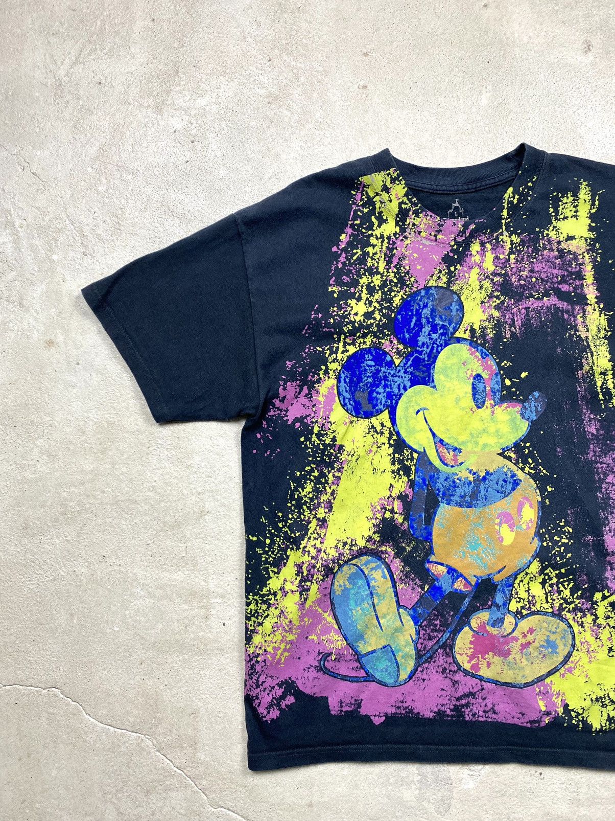 Disney Vintage 00’s Mickey Mouse Disnay Full Print T Shirt Velour Size US L / EU 52-54 / 3 - 2 Thumbnail