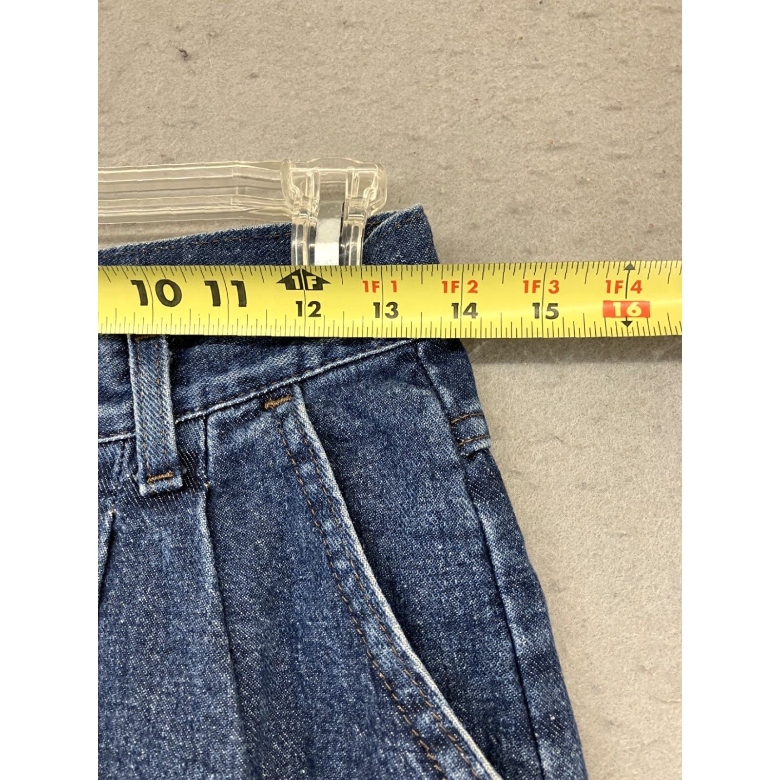 Lee LEE VTG Jeans Mom 8 Petite Blue High Waisted Tapered Womens Jeans 90s 100% Cotton Denim Brand: Lee? Size 30" / US 8 / IT 44 - 4 Thumbnail