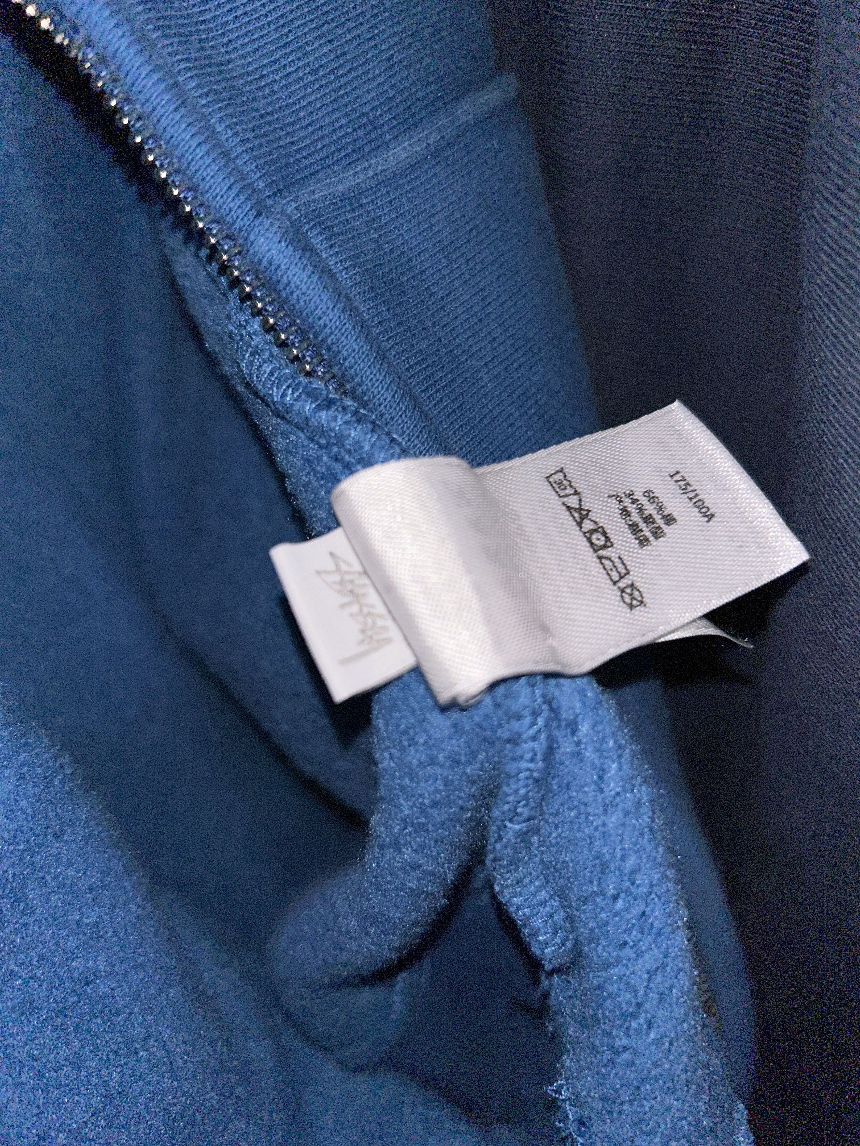Stussy Stussy Sport Embroidered Spell Out Zip Up Hoodie Large Blue Size US L / EU 52-54 / 3 - 8 Thumbnail