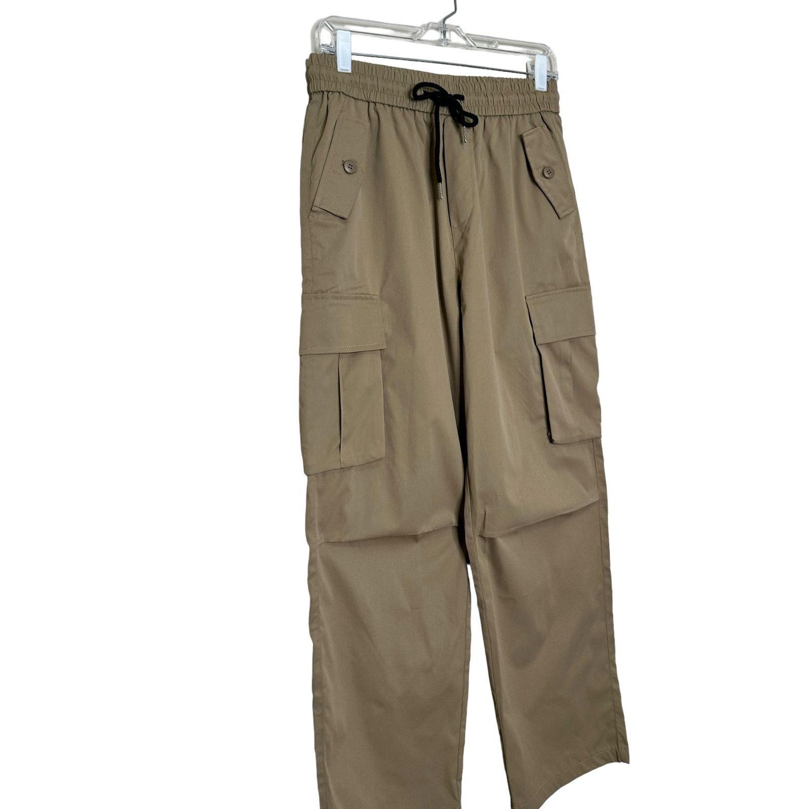 Shein Shein beige cargo casual pull on pants size medium Size US 32 / EU 48 - 5 Thumbnail