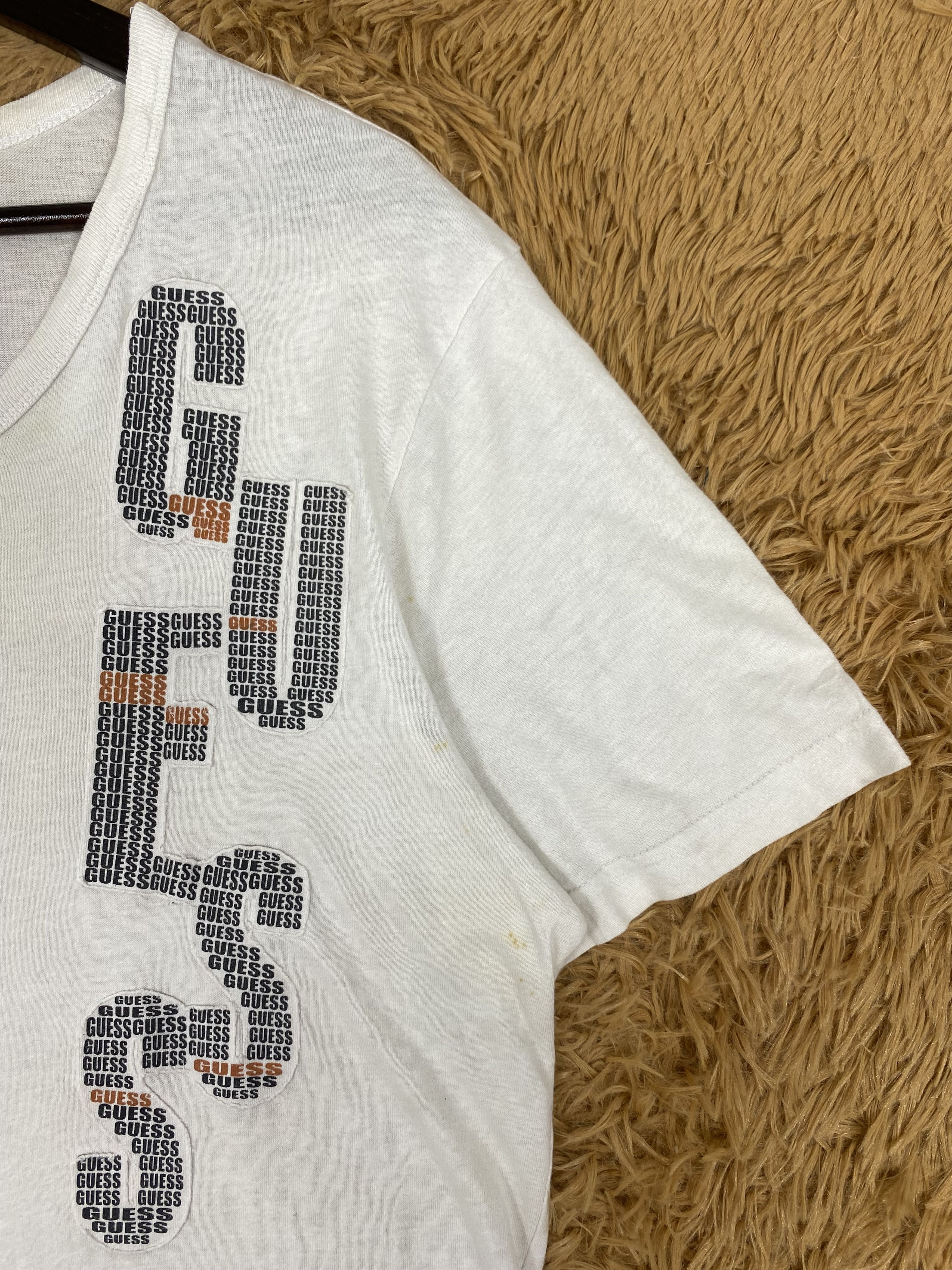 Georges Marciano × Guess × Vintage Vintage Guess Big Logo T-Shirts PT0041 Size US M / EU 48-50 / 2 - 3 Thumbnail