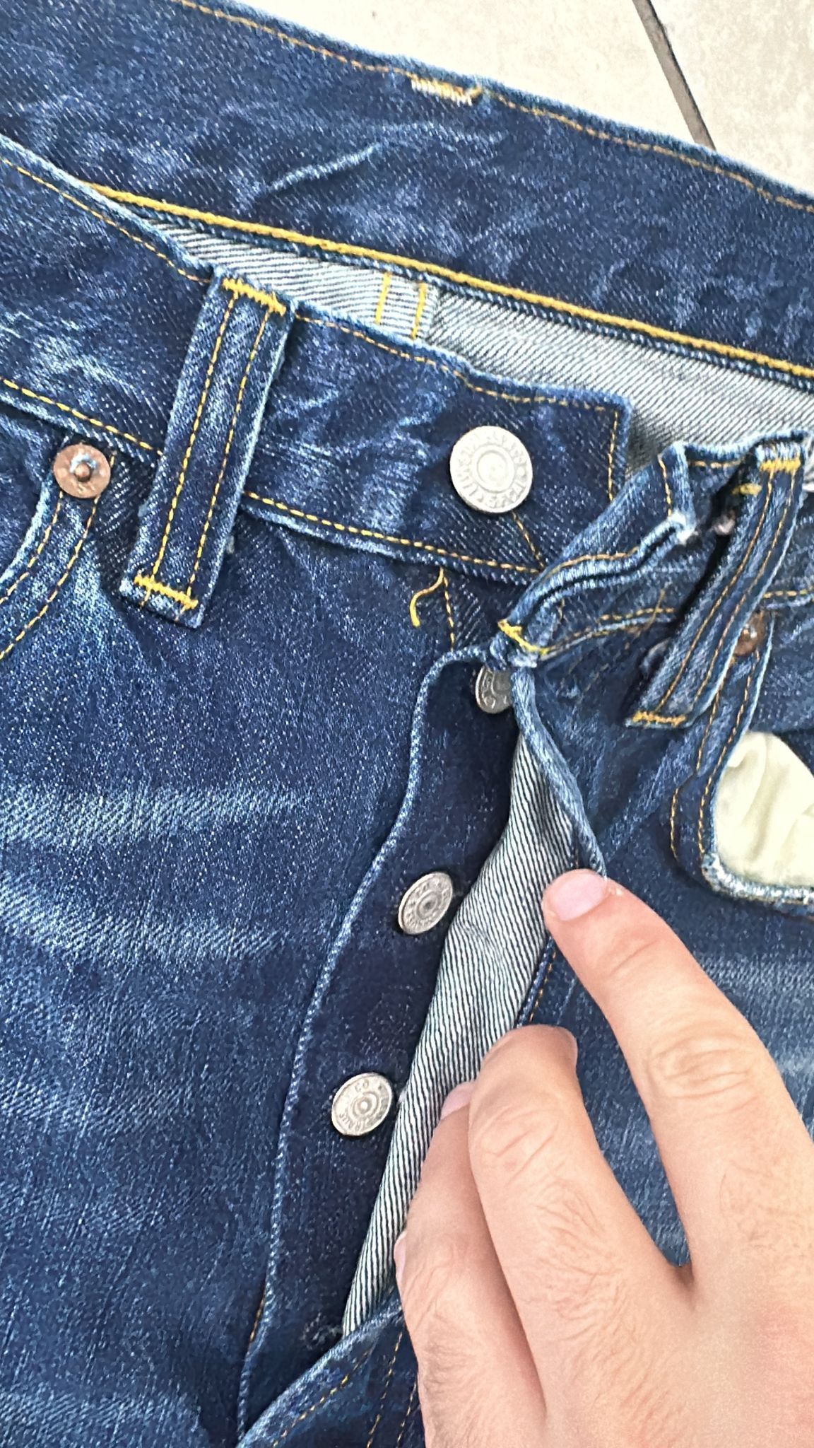 Levi's Vintage Clothing LVC Levi's Vintage Clothing 1947 501XX BigE Selvedge Jeans Size US 34 / EU 50 - 5 Thumbnail