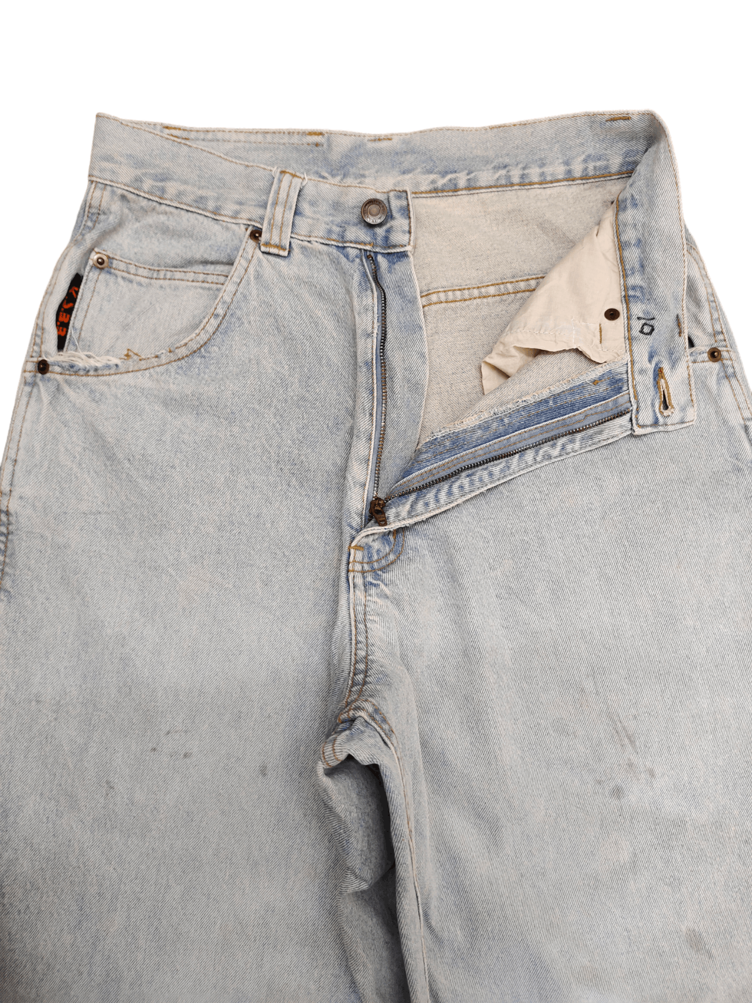 Japanese Brand Vintage Y2k Ksbb Big Pocket Baggy Denim Jnco Ecko Style Size US 29 - 15 Thumbnail