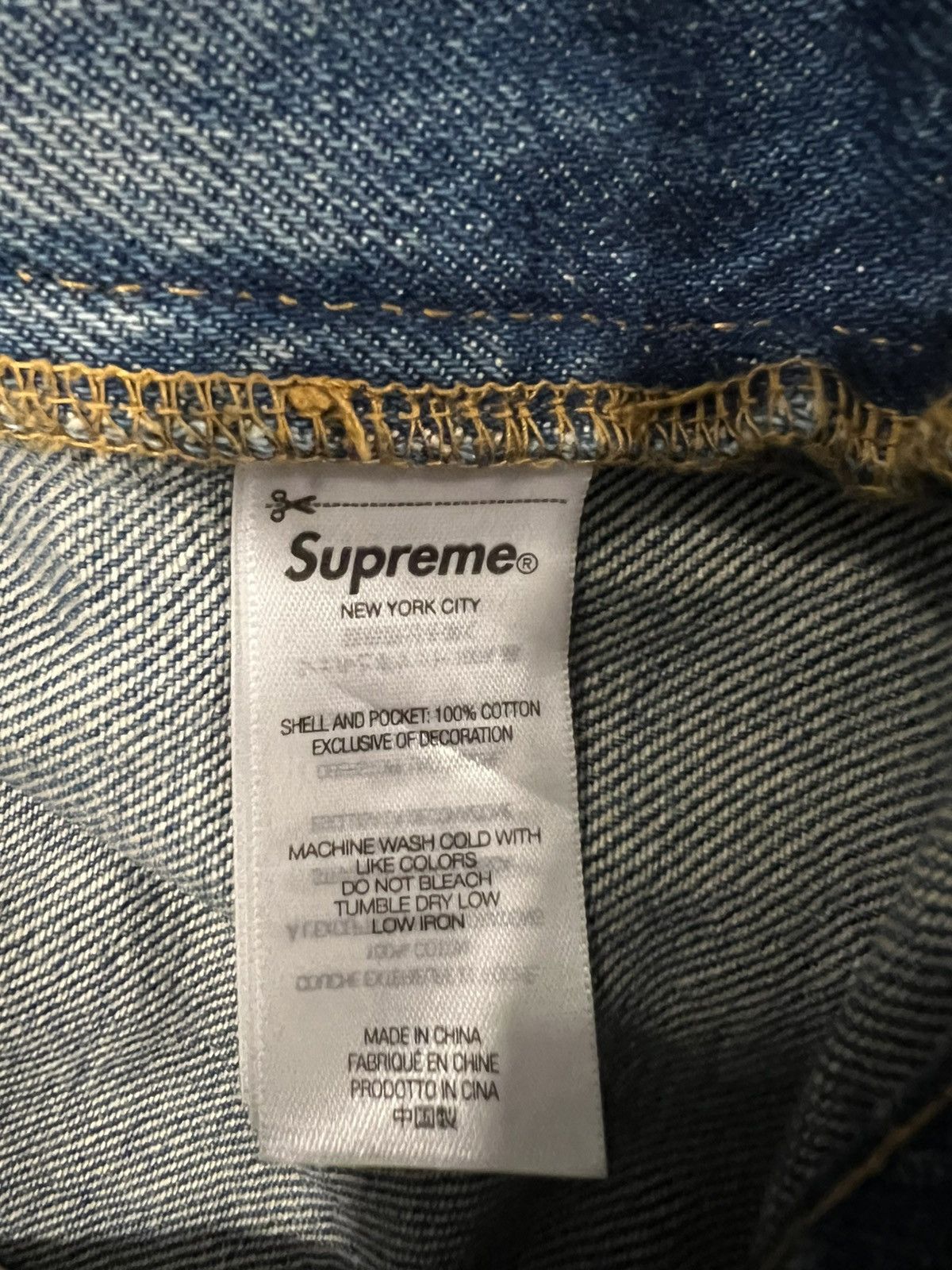 Supreme SUPREME DENIM JEANS Size US 36 / EU 52 - 5 Thumbnail
