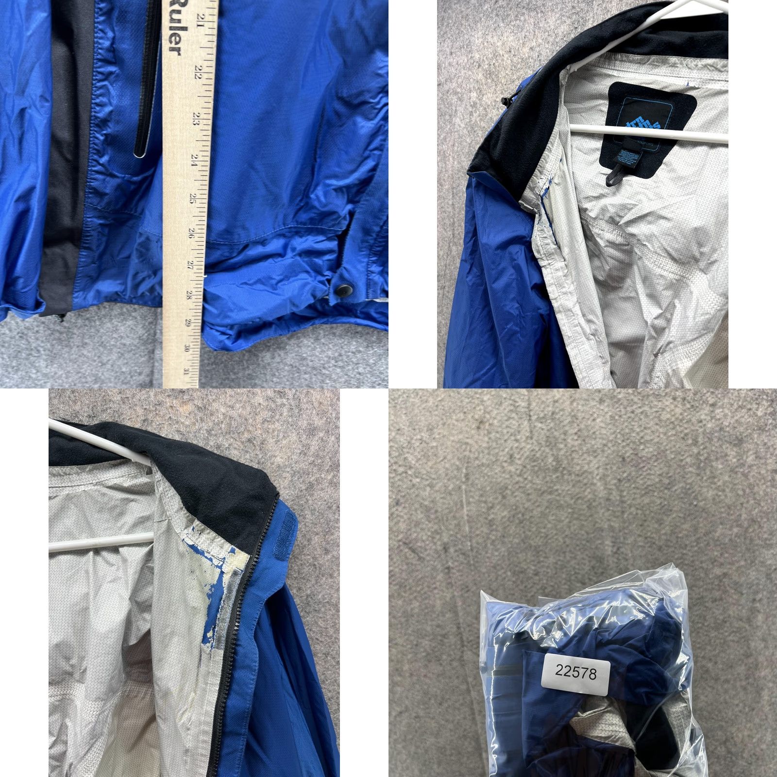 Eastern Mountain Sports Eastern Mountain Sports Jacket Windbreaker Hooded XL Men Blue Full Zip Hoodie Size US XL / EU 56 / 4 - 9 Thumbnail