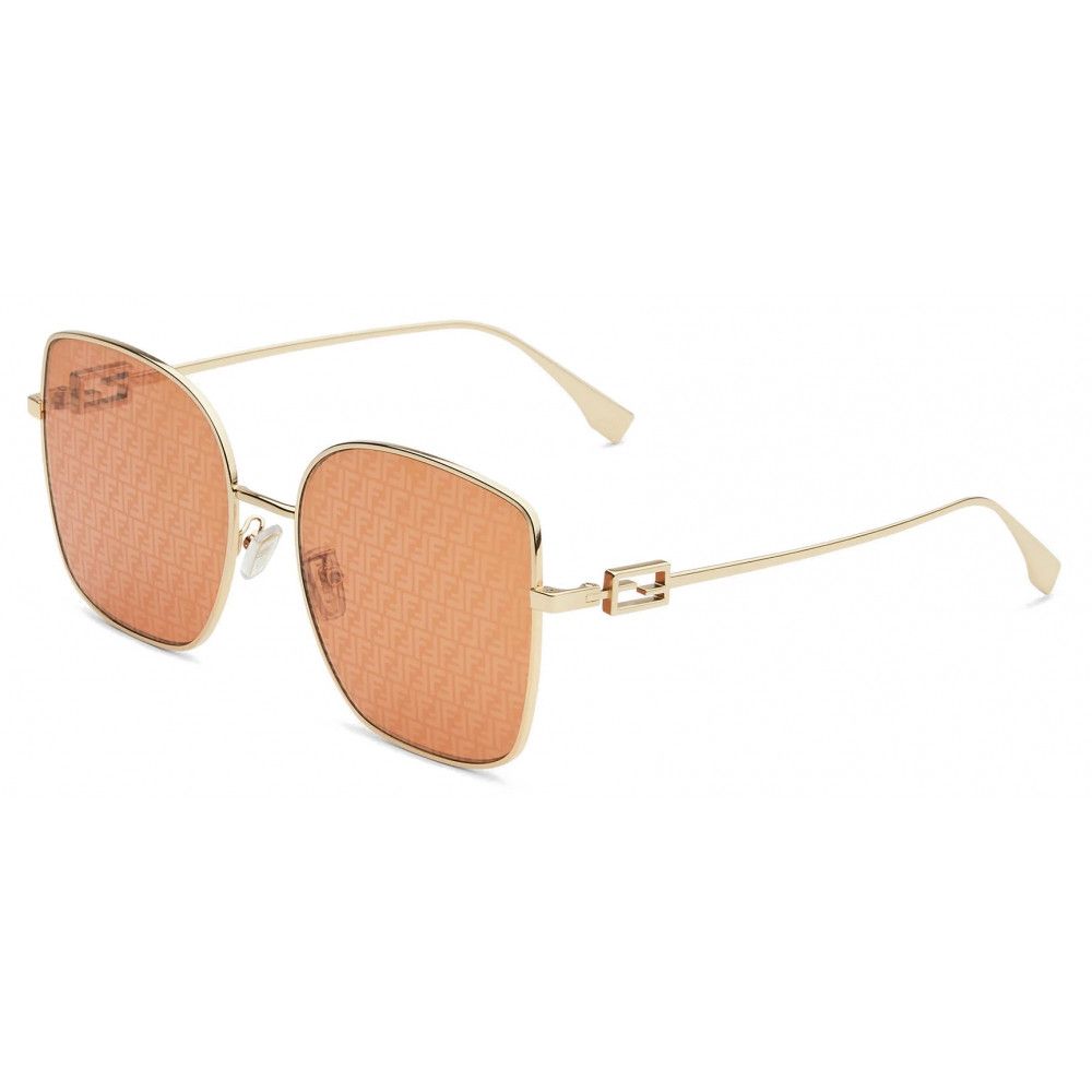 Fendi o1loc1c0824 Size: OS/ Baguette Sunglasses in Gold Size ONE SIZE - 2 Thumbnail