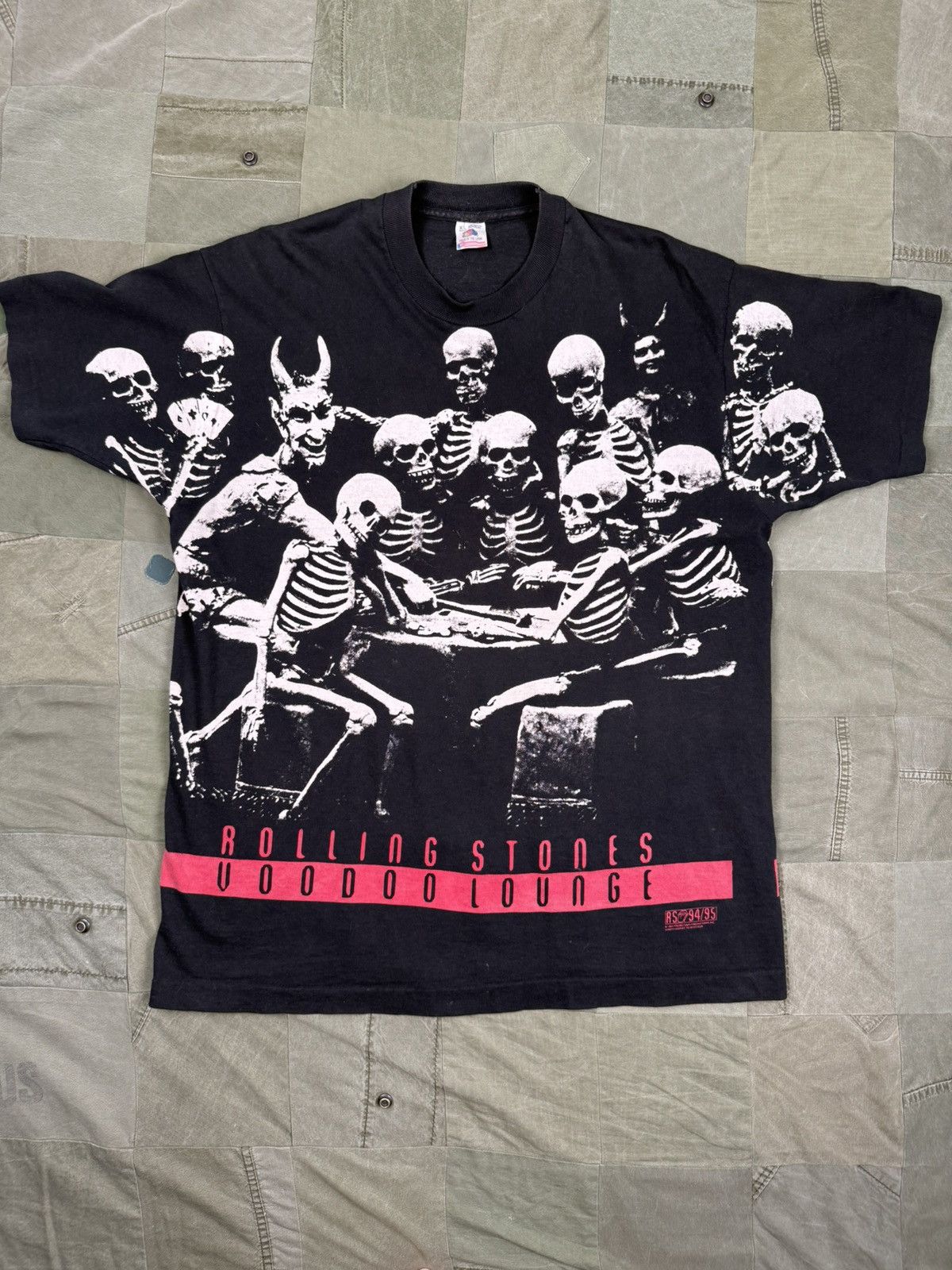 Band Tees × Vintage 1994 Rolling Stones “Voodoo Lounge” Size US XL / EU 56 / 4 - 2 Thumbnail