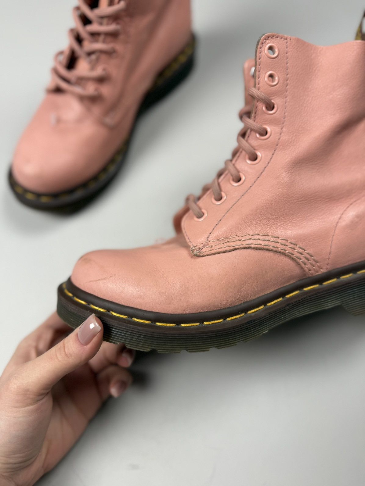 Dr. Martens 1460 Pascal Ladies Leather Combat Boots Shoes