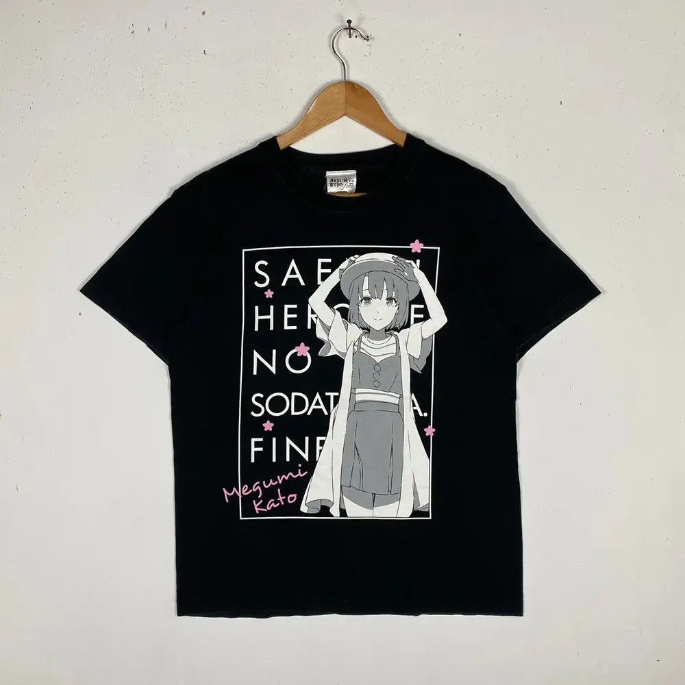 Anime SAENAI HEROINE NO SADATE-KATA FINE MEGUMI KATO ANIME TEE Size US M / EU 48-50 / 2 - 2 Thumbnail