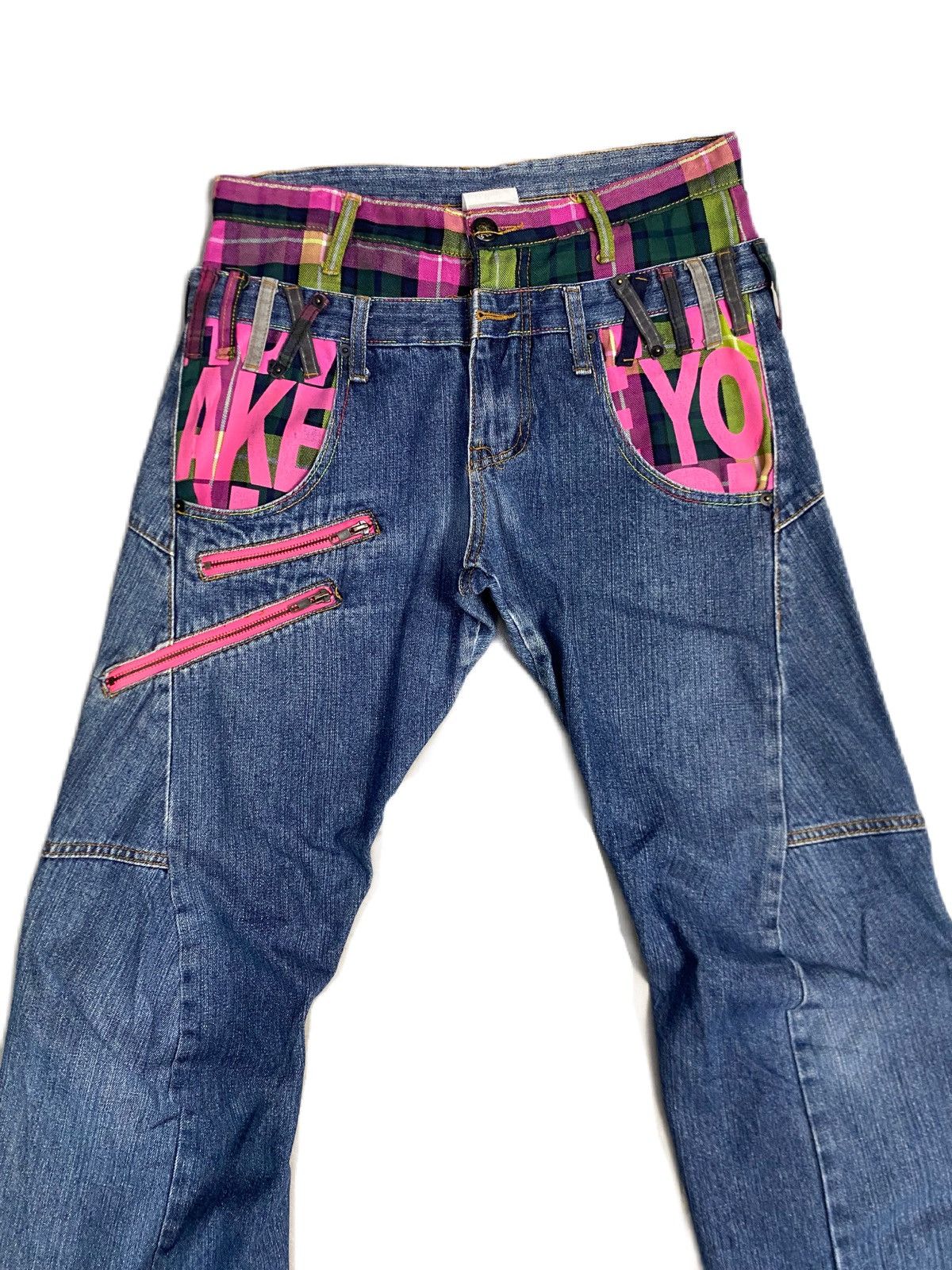 If Six Was Nine × Japanese Brand × PPFM JAPAN BRAND DOUBLE WAIST ASYMMETRICAL DESIGN SEDITIONARIES Size US 32 / EU 48 - 4 Thumbnail