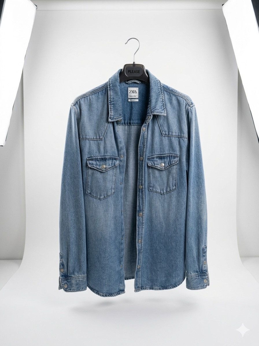 Zara Denim shirt Size US S / EU 44-46 / 1 - 1 Preview