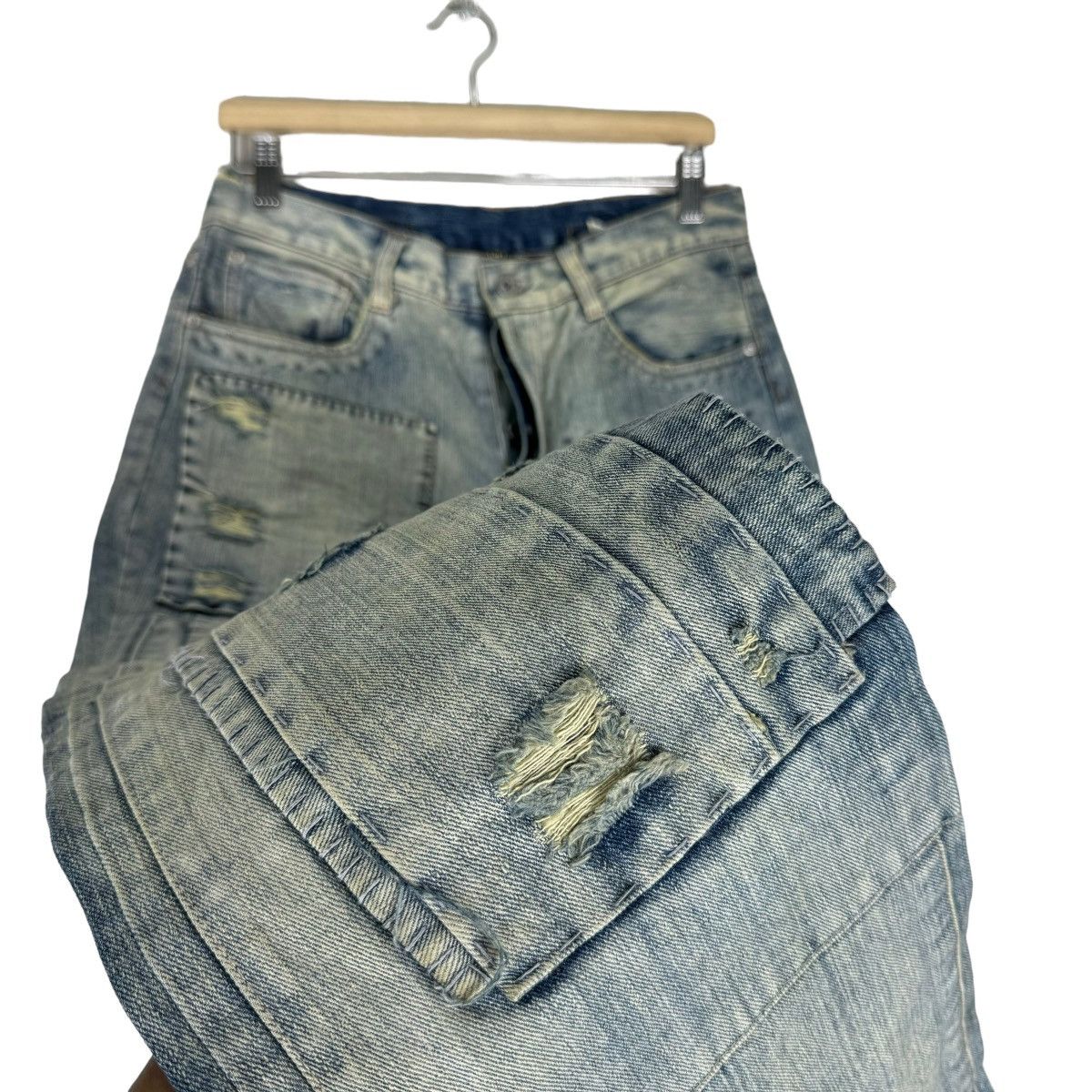 Japanese Brand ❄️TTU JAPAN PATCHWORK BORO DENIM DISTRESSED LIKE KAPITAL Size US 30 / EU 46 - 5 Thumbnail