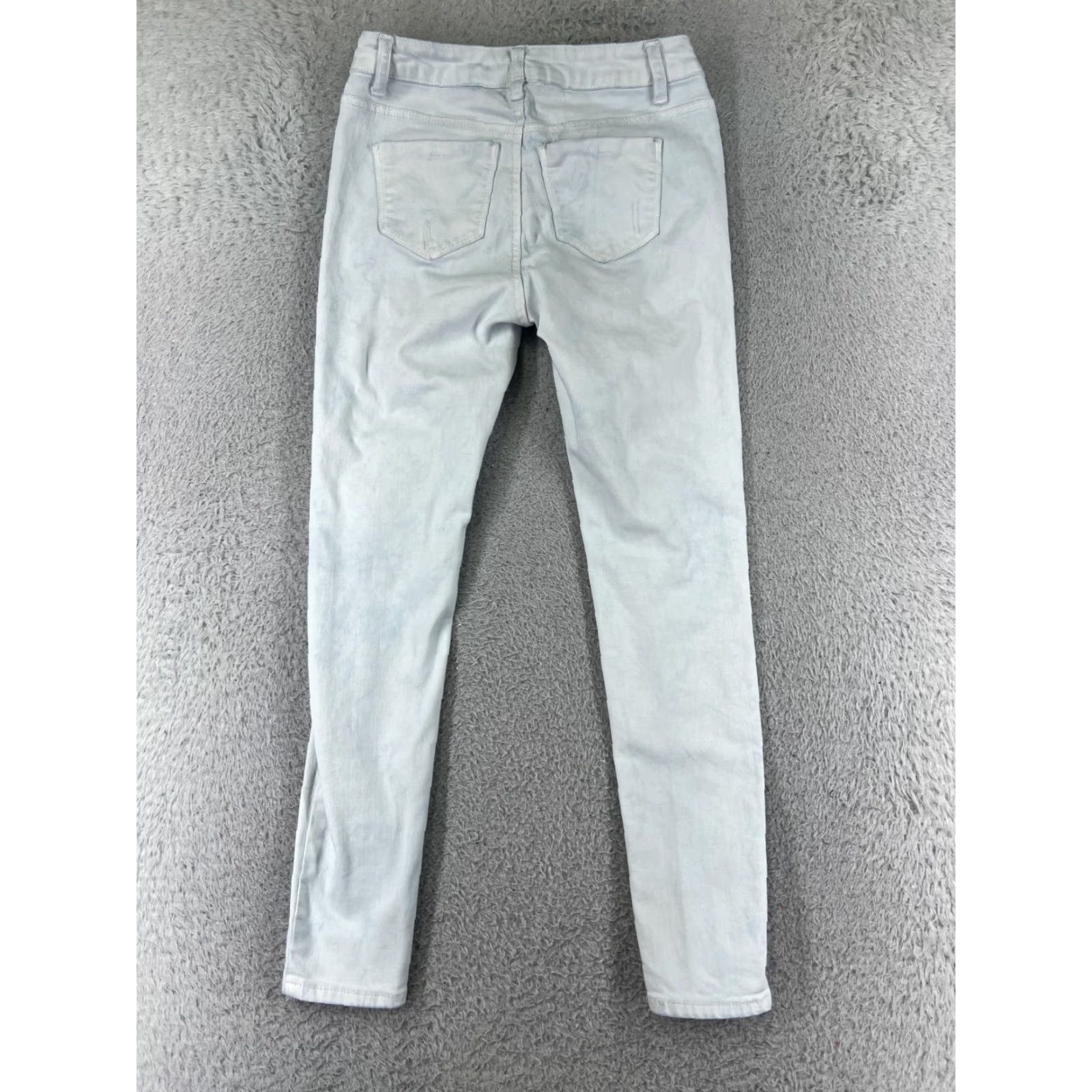 Vintage Wax Jean Women's Jeans Skinny 0 Blue Denim Cotton Blend Stretch Adult Regular Size 25" / US 0 / IT 36 - 2 Thumbnail