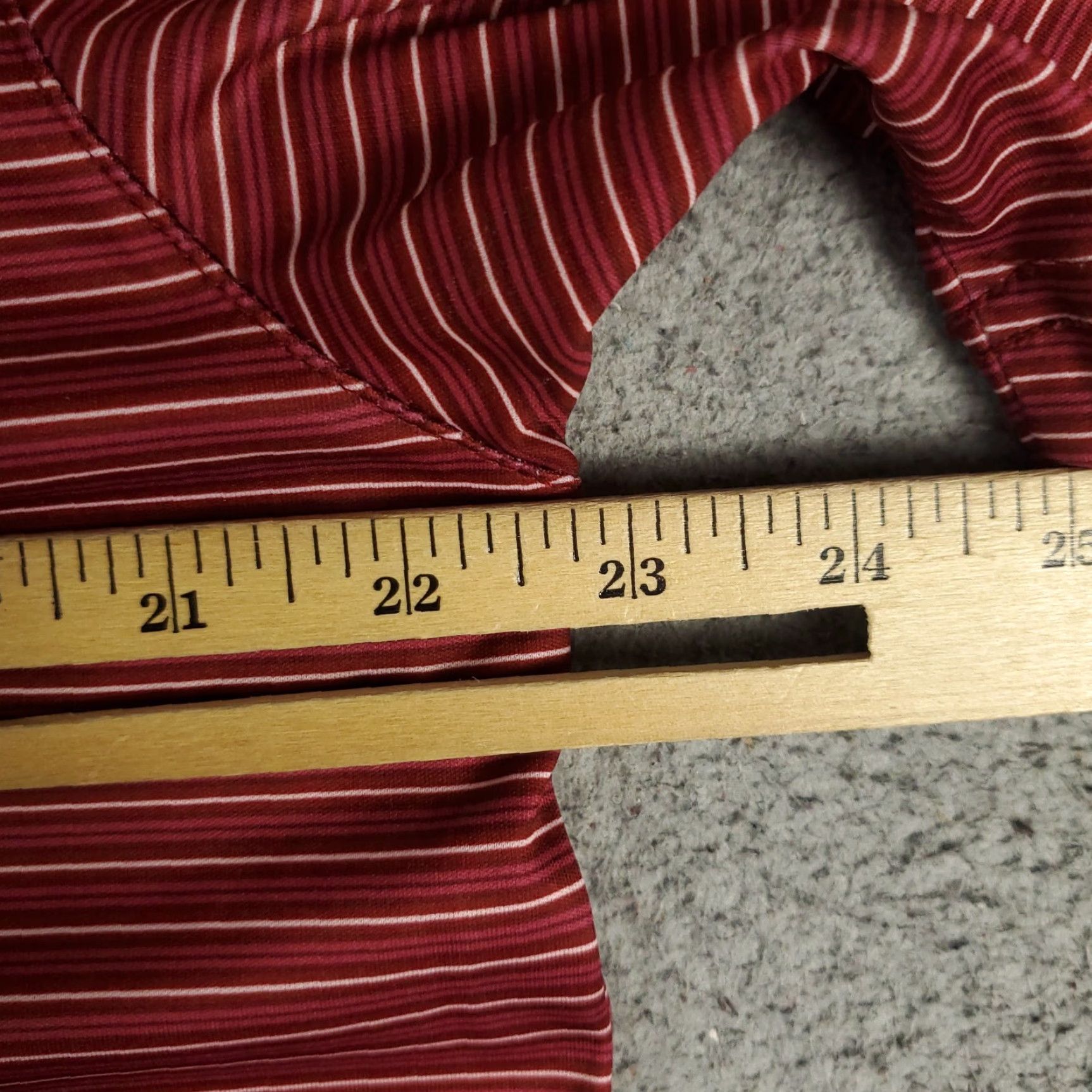 Vintage Greg Norman Polo Shirt Mens Size Large Red Striped Shark Golf Short Sleeve Size US L / EU 52-54 / 3 - 5 Thumbnail