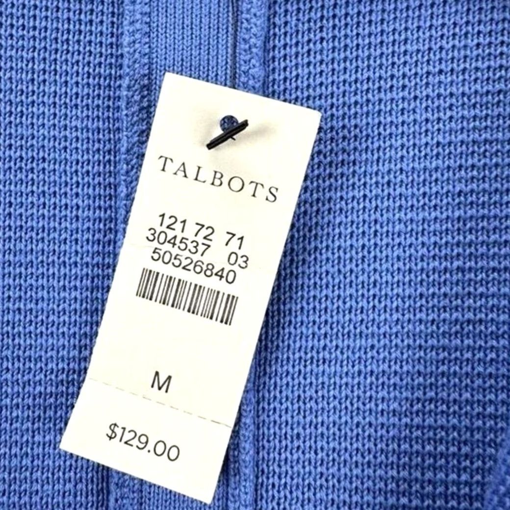 Talbots Talbots Cardigan Knit Open Face Sweater Women Medium Blue Long Sleeve NEW Size M / US 6-8 / IT 42-44 - 2 Thumbnail