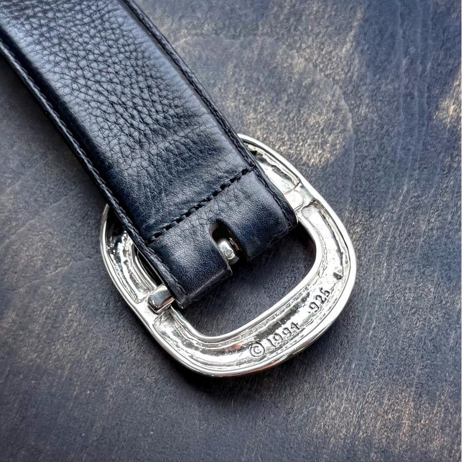 Chrome Hearts 32inch Chrome Hearts Gunslinger Leather Belt 1.5 Size ONE SIZE - 4 Thumbnail