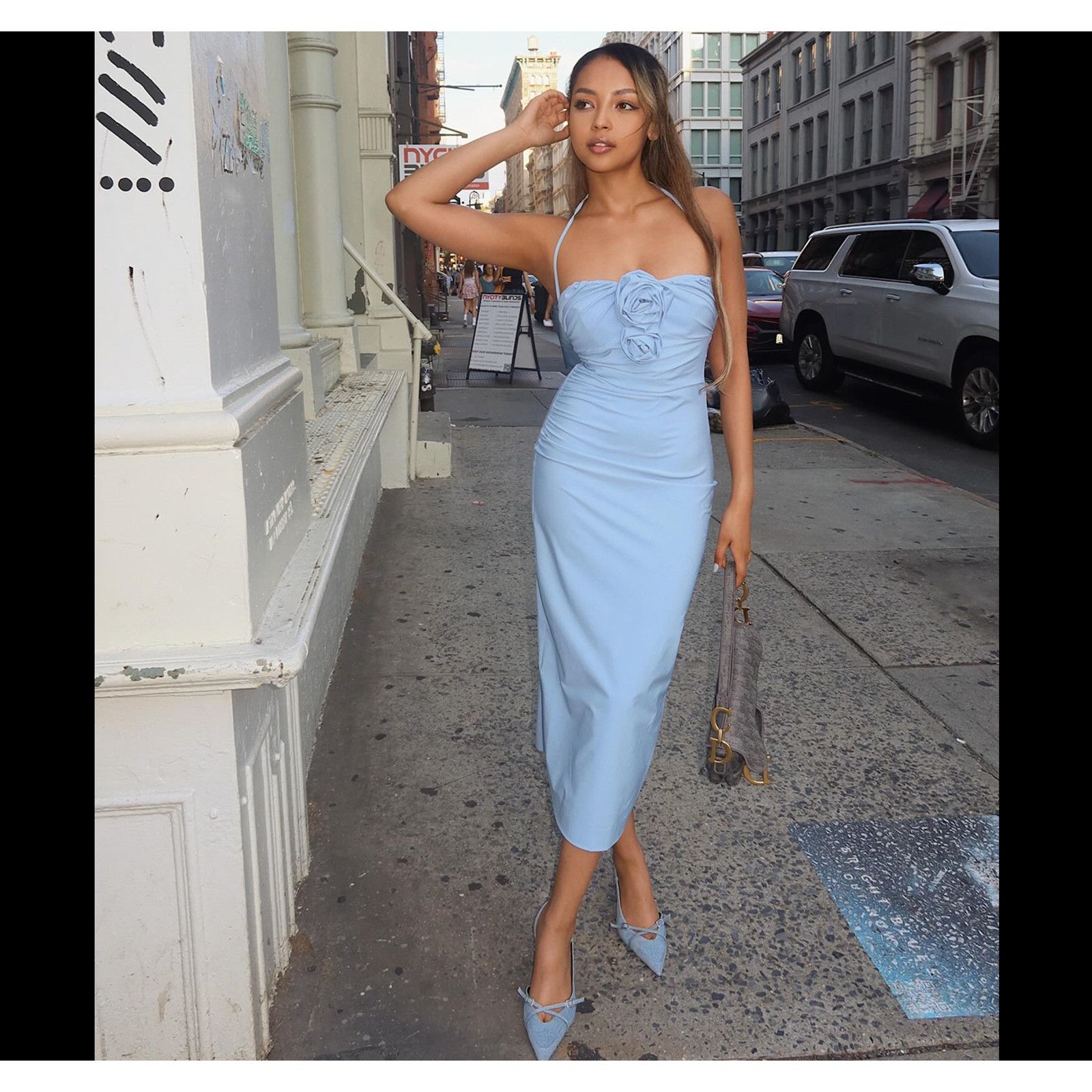Zara ZARA BLOGGER FAVE!!! Fitted Midi Dress NWT Size XL / US 12-14 / IT 48-50 - 16 Thumbnail