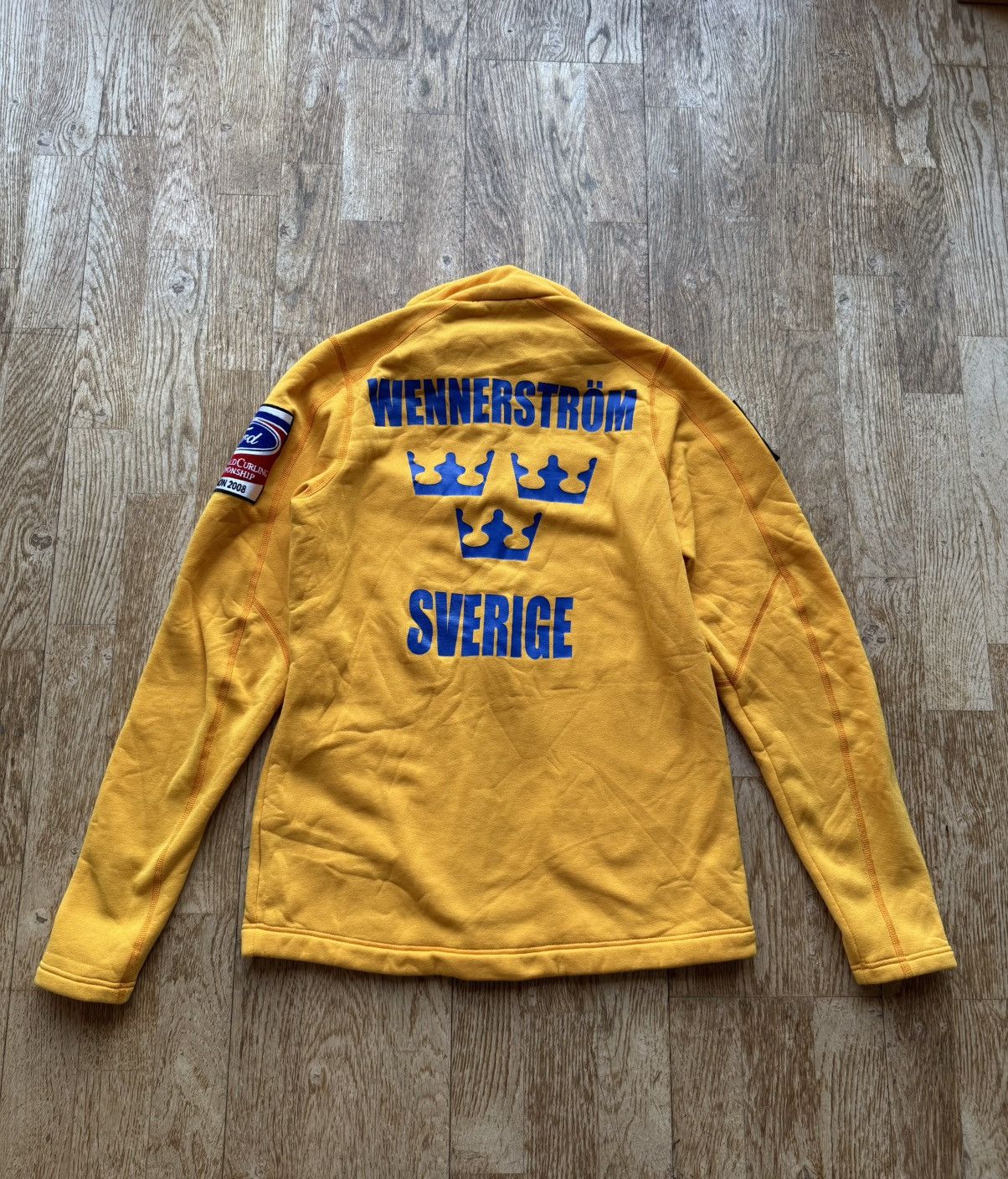 Vintage RARE SWEDEN CURLING VINTAGE SPORT ZIP UP SWEATSHIRT Size US S / EU 44-46 / 1 - 2 Thumbnail