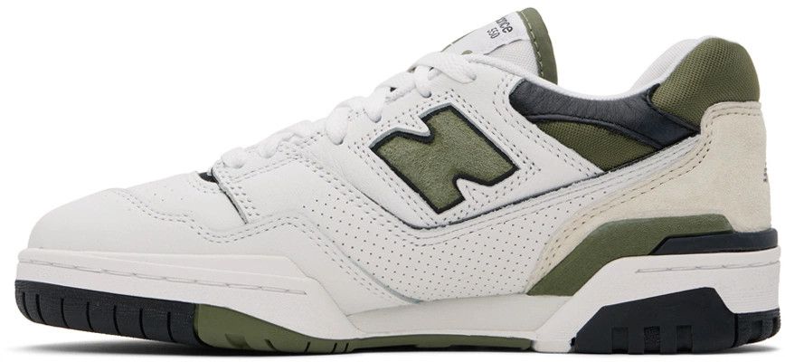 New Balance o1w1db10824 550 Sneakers in White/Green Size US 9 / EU 42 - 3 Thumbnail