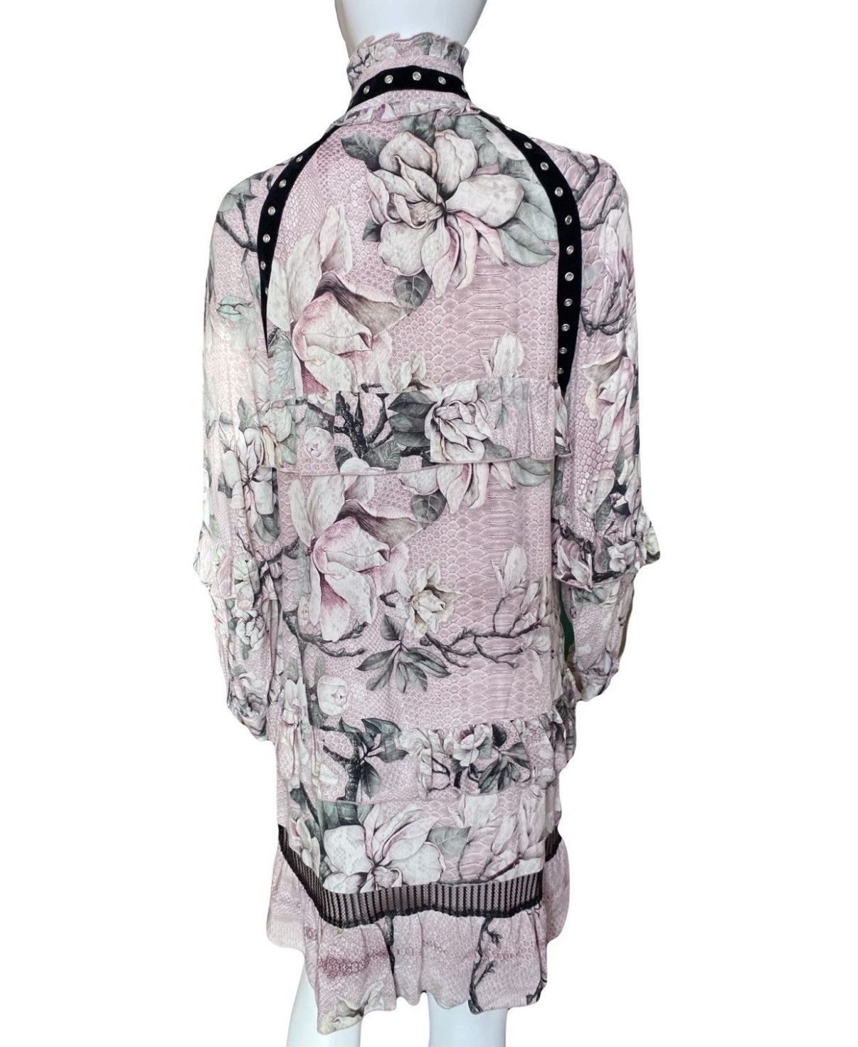 Just Cavalli Just Cavalli Resort/2018 Floral Long Sleeve Dress 40IT Size S / US 4 / IT 40 - 7 Thumbnail